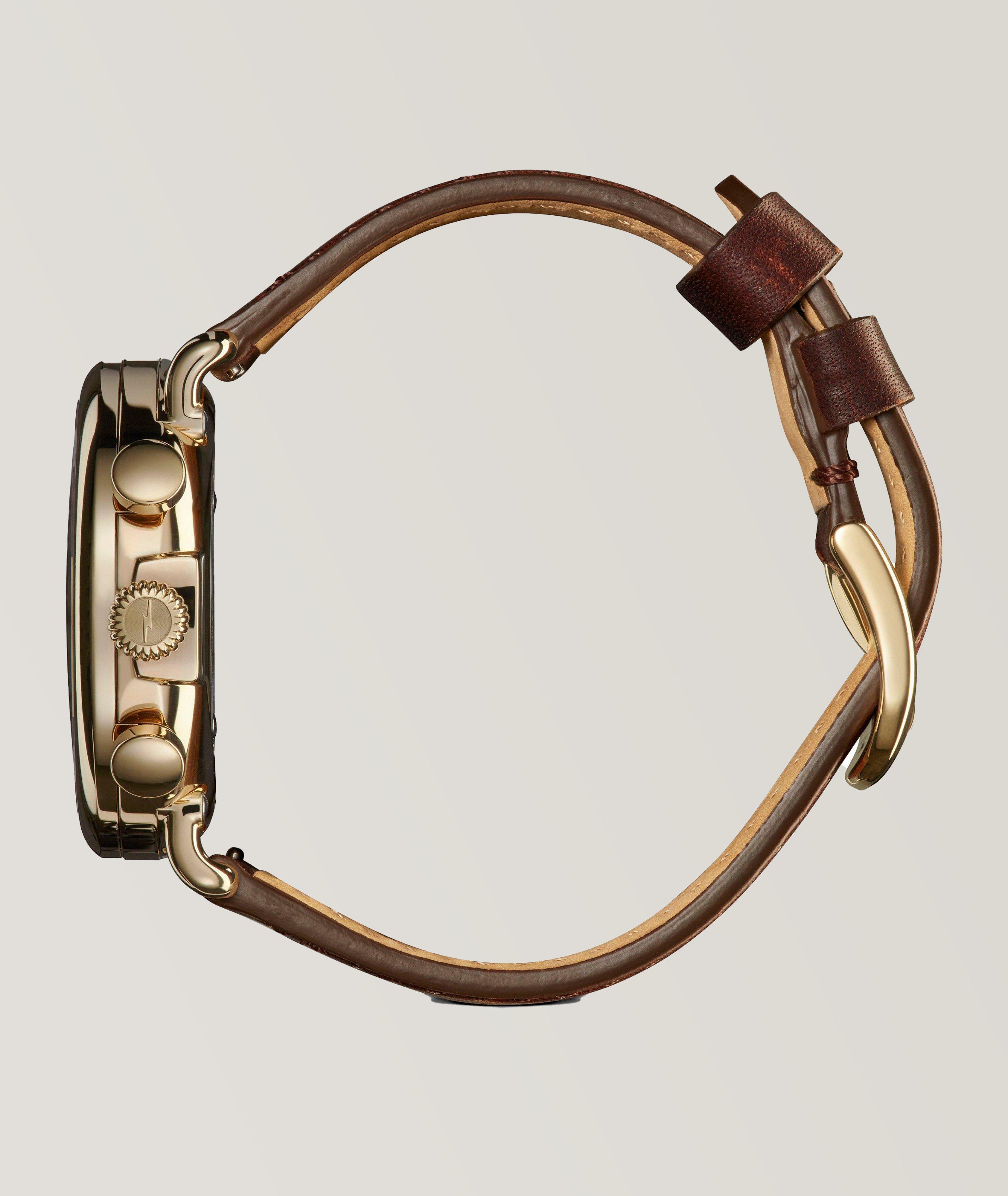 Montre-chronographe Runwell avec bracelet en cuir image 2