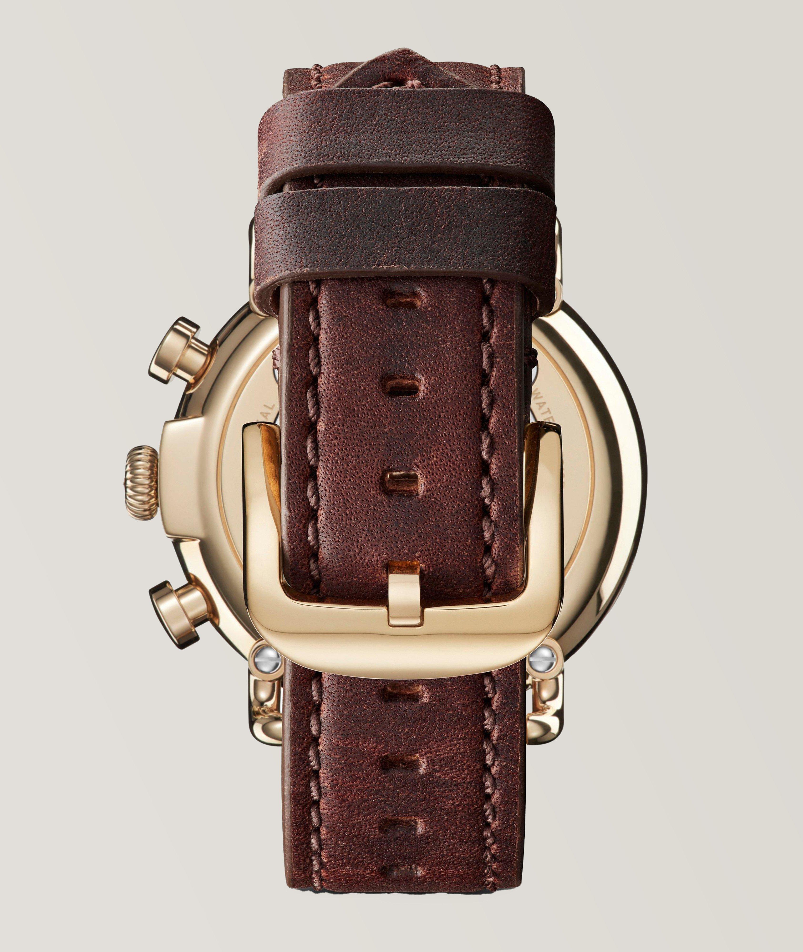 Montre-chronographe Runwell avec bracelet en cuir image 4