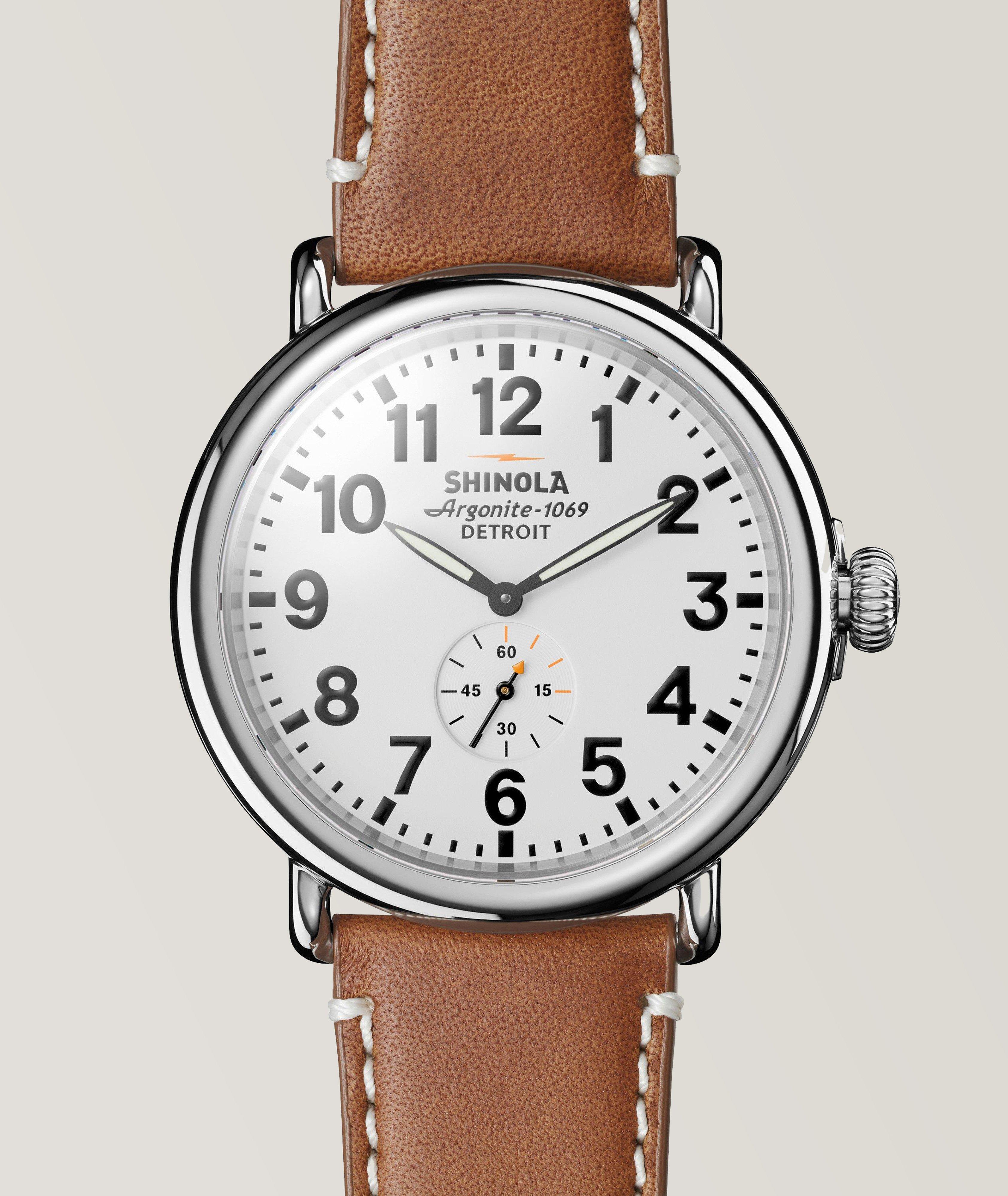 Runwell Leather Strap Watch image 1