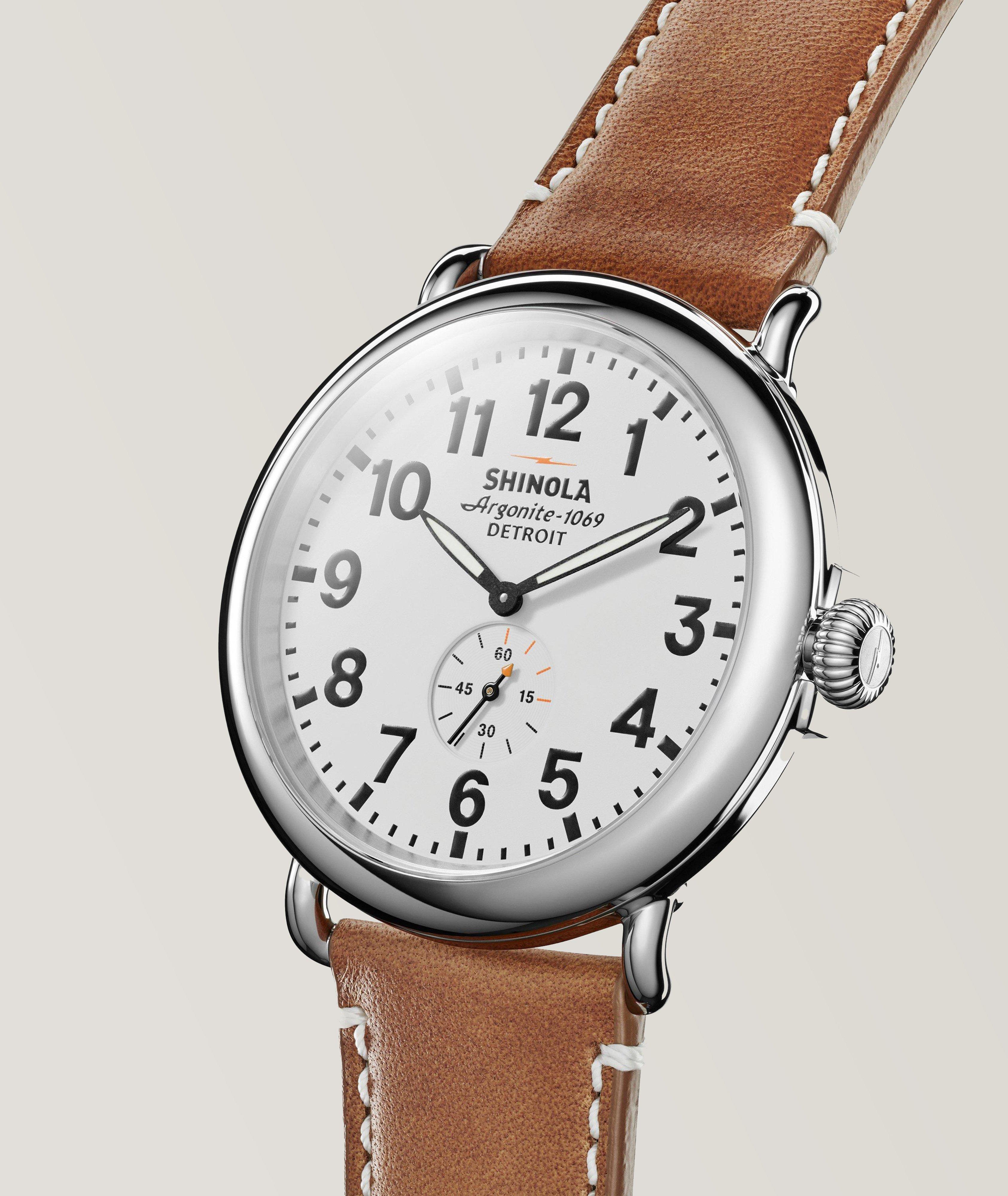 Runwell Leather Strap Watch image 2