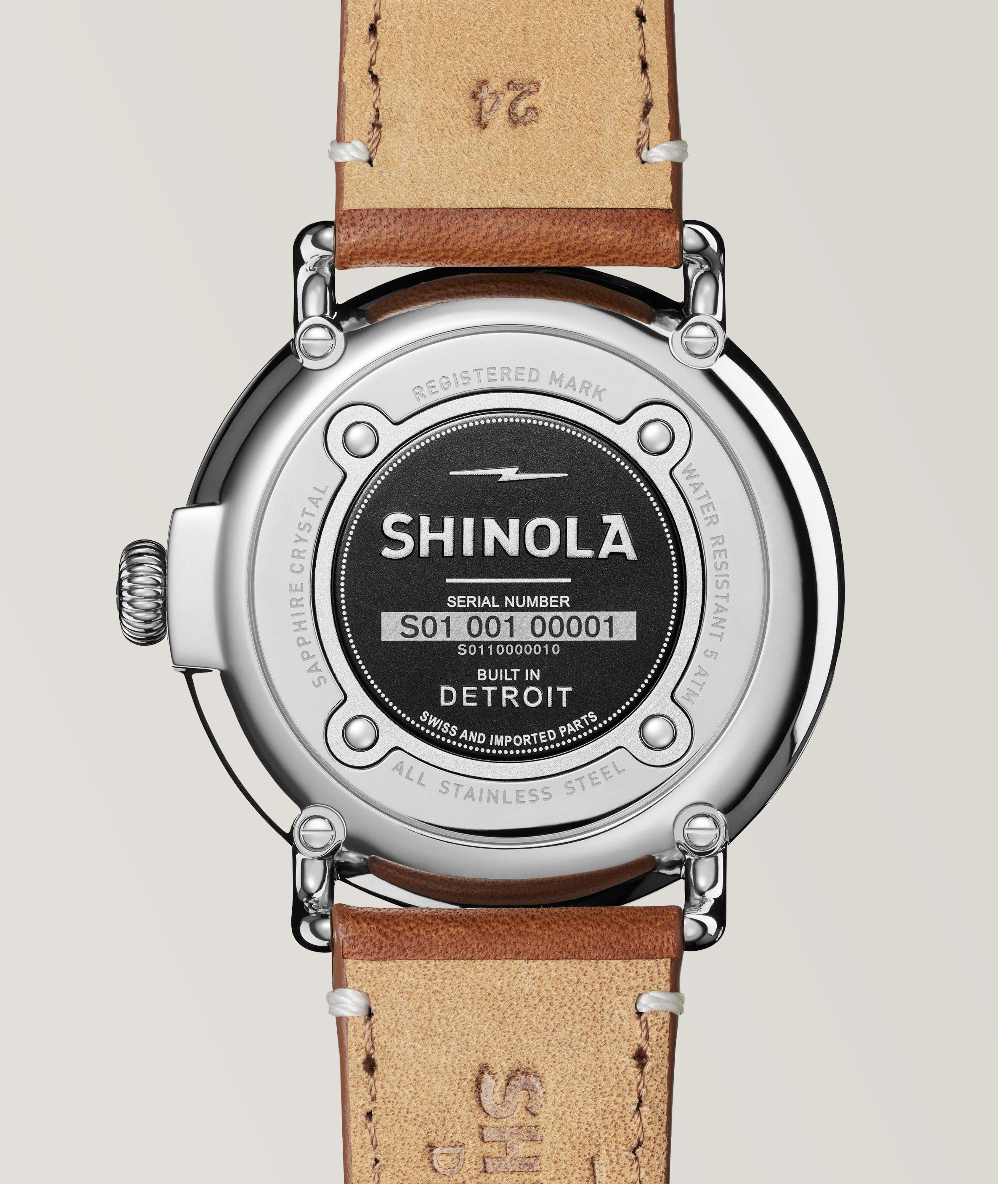 Runwell Leather Strap Watch image 4
