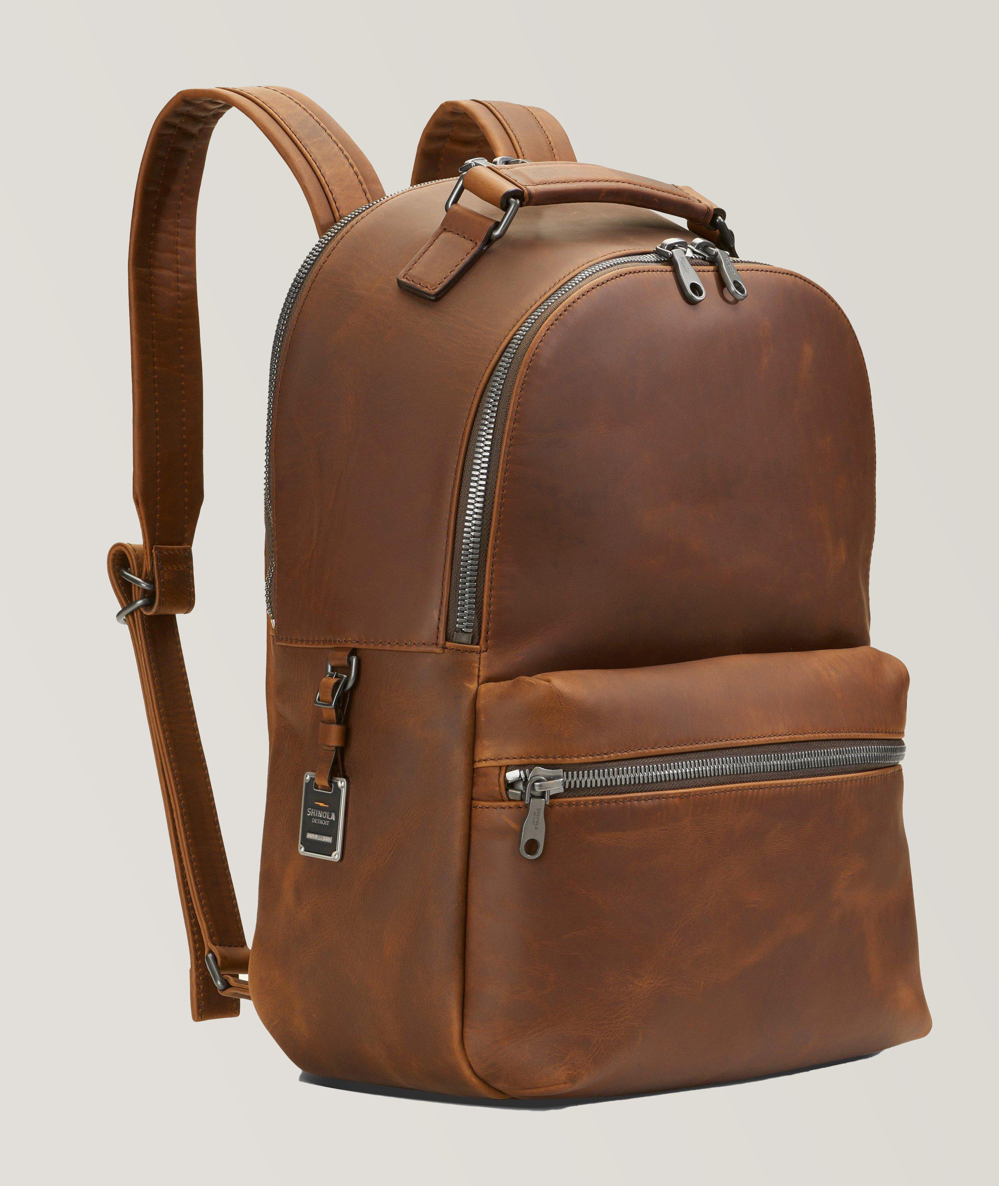 The Runwell Navigator Leather Backpack image 1