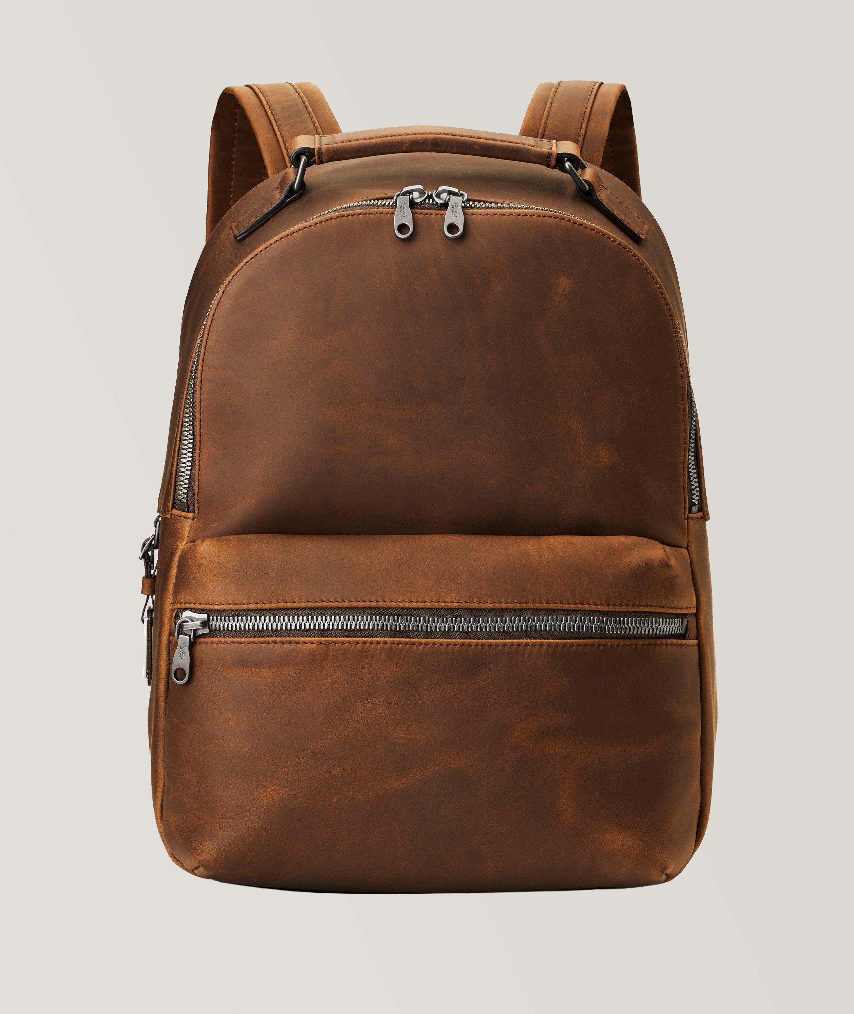 The Runwell Navigator Leather Backpack image 0