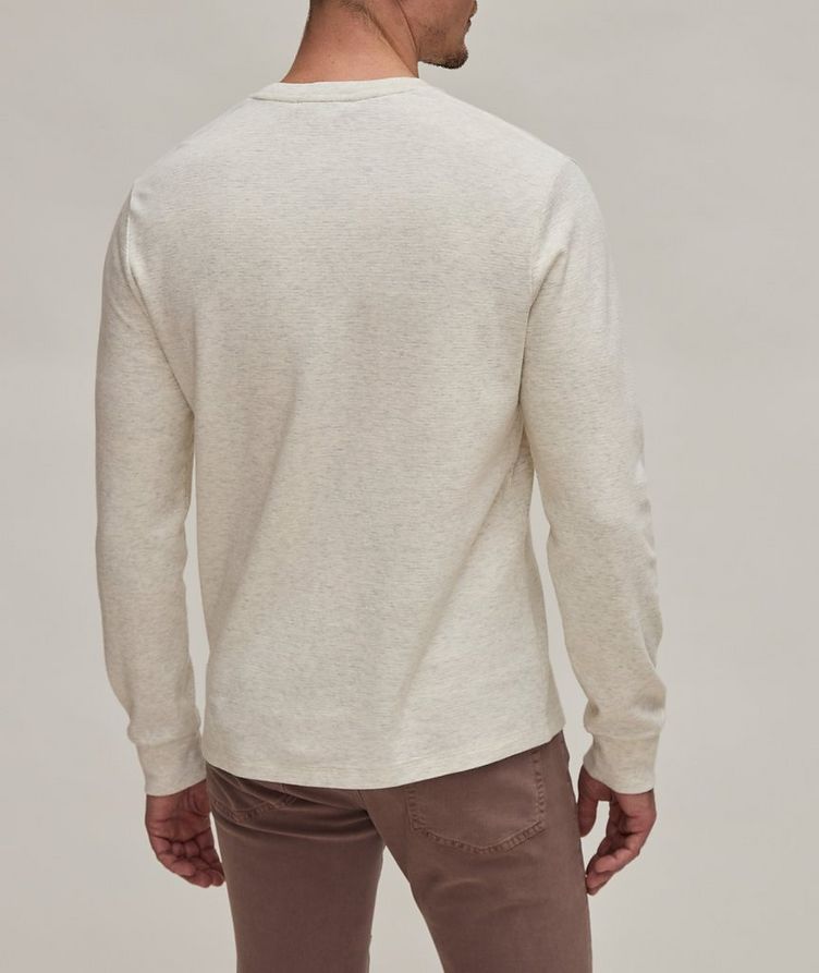 Marbled Cotton Crewneck Sweater image 2