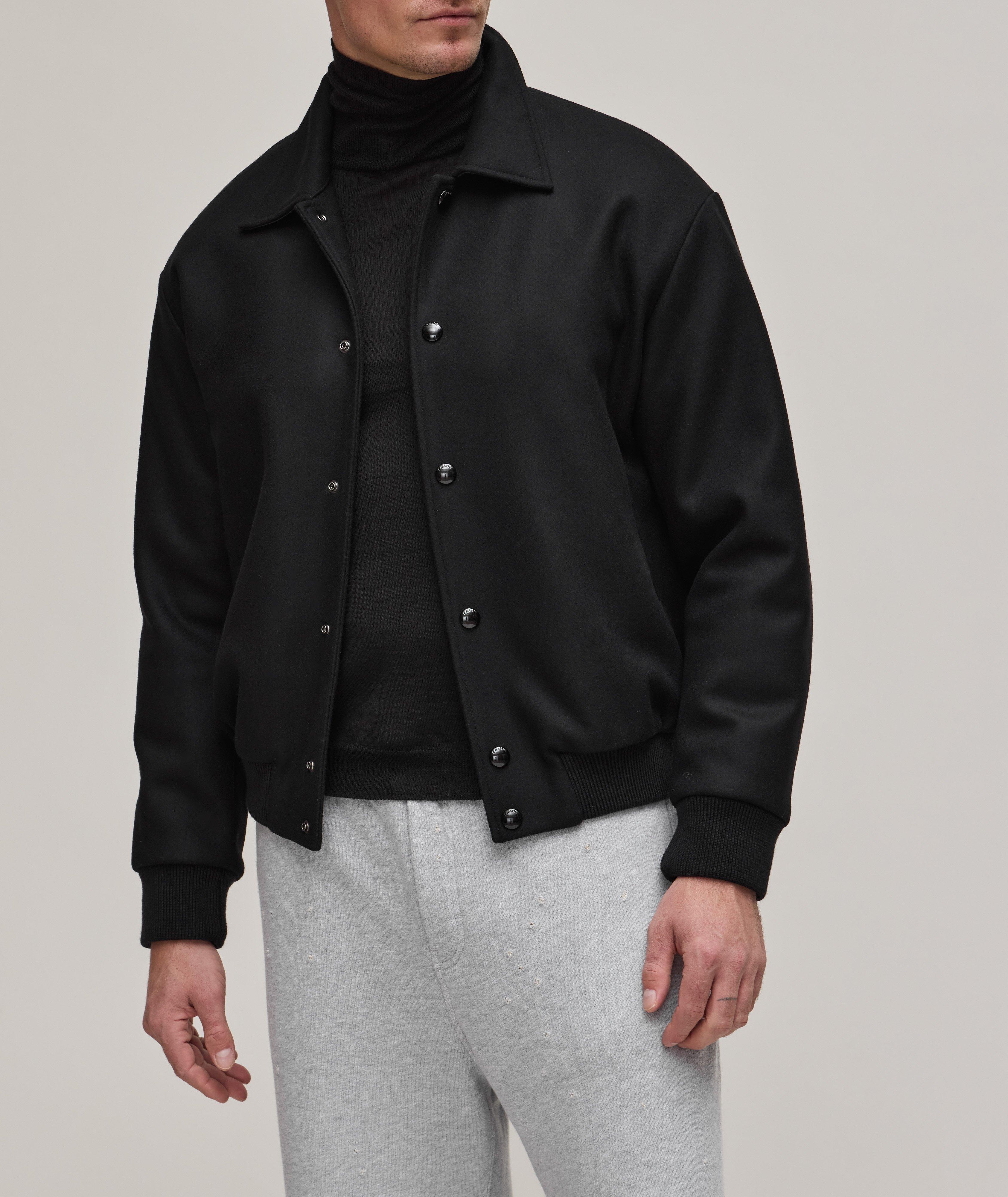 Blouson de style universitaire en laine image 1