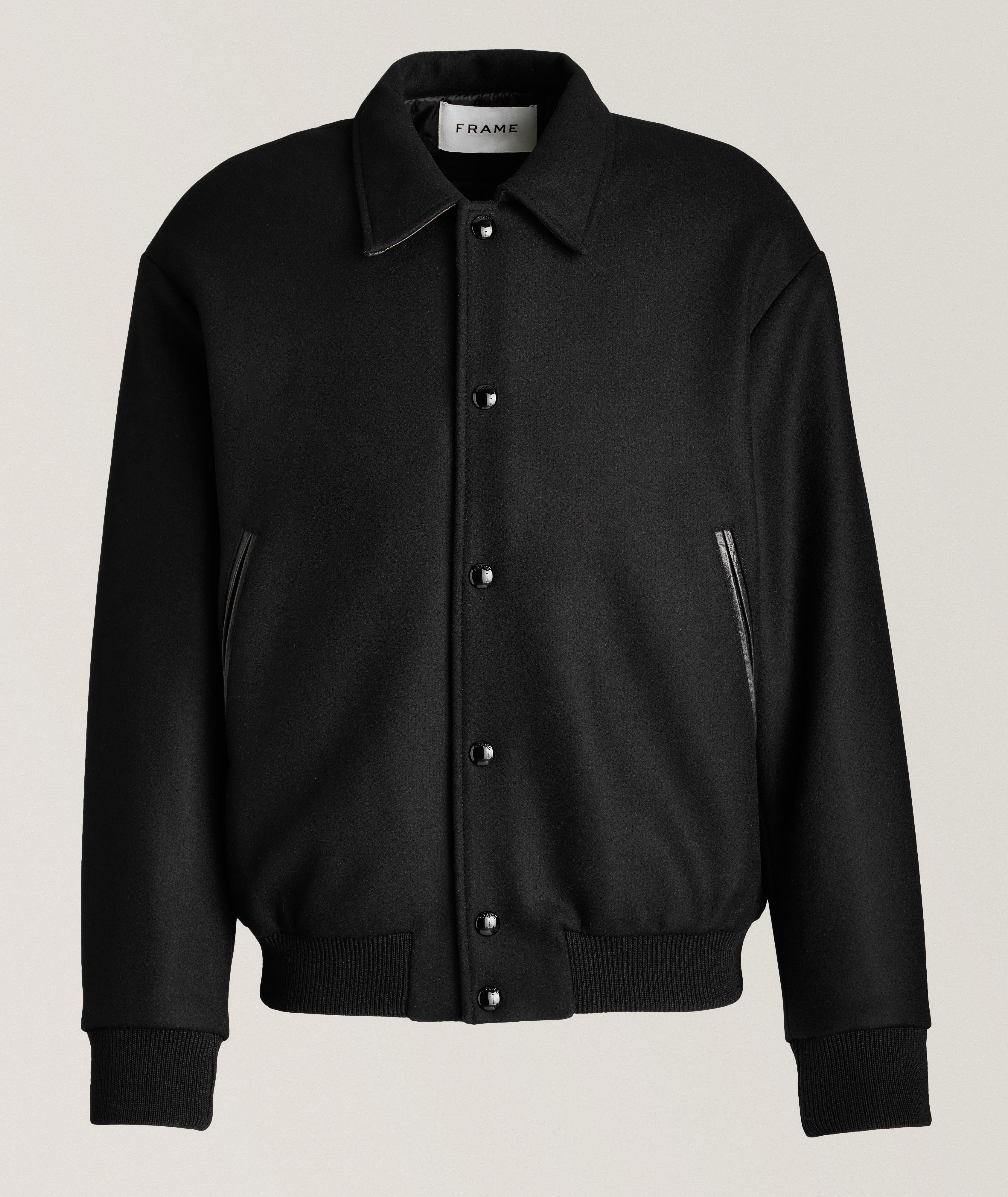 Blouson de style universitaire en laine image 0