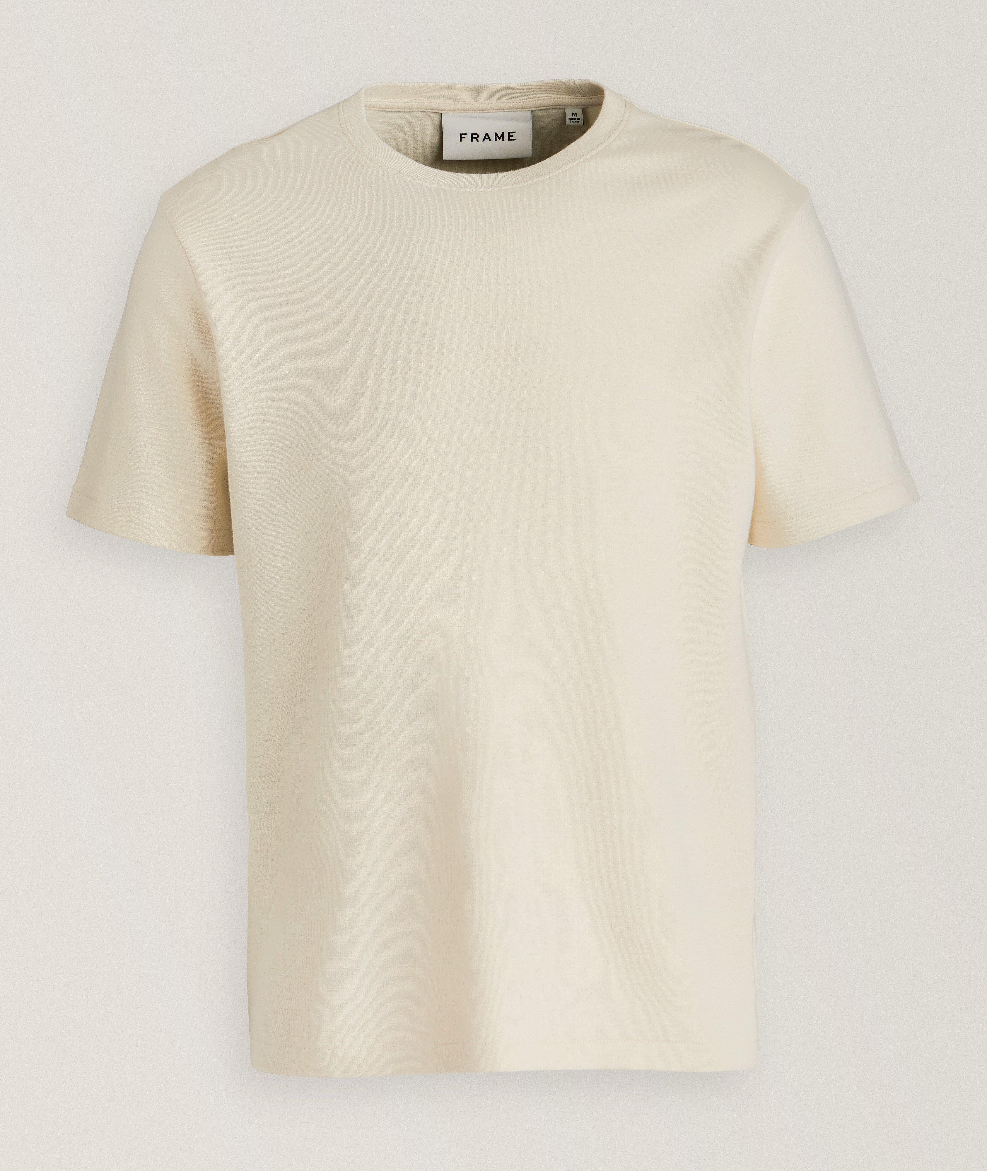 Frame T-shirt en tricot double de coton