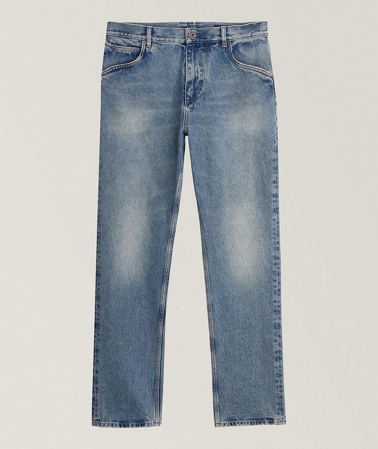 Vintage Wash Denim Jeans image 0