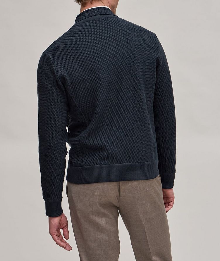 Pave Stitch Silk-Cotton Sweater  image 2