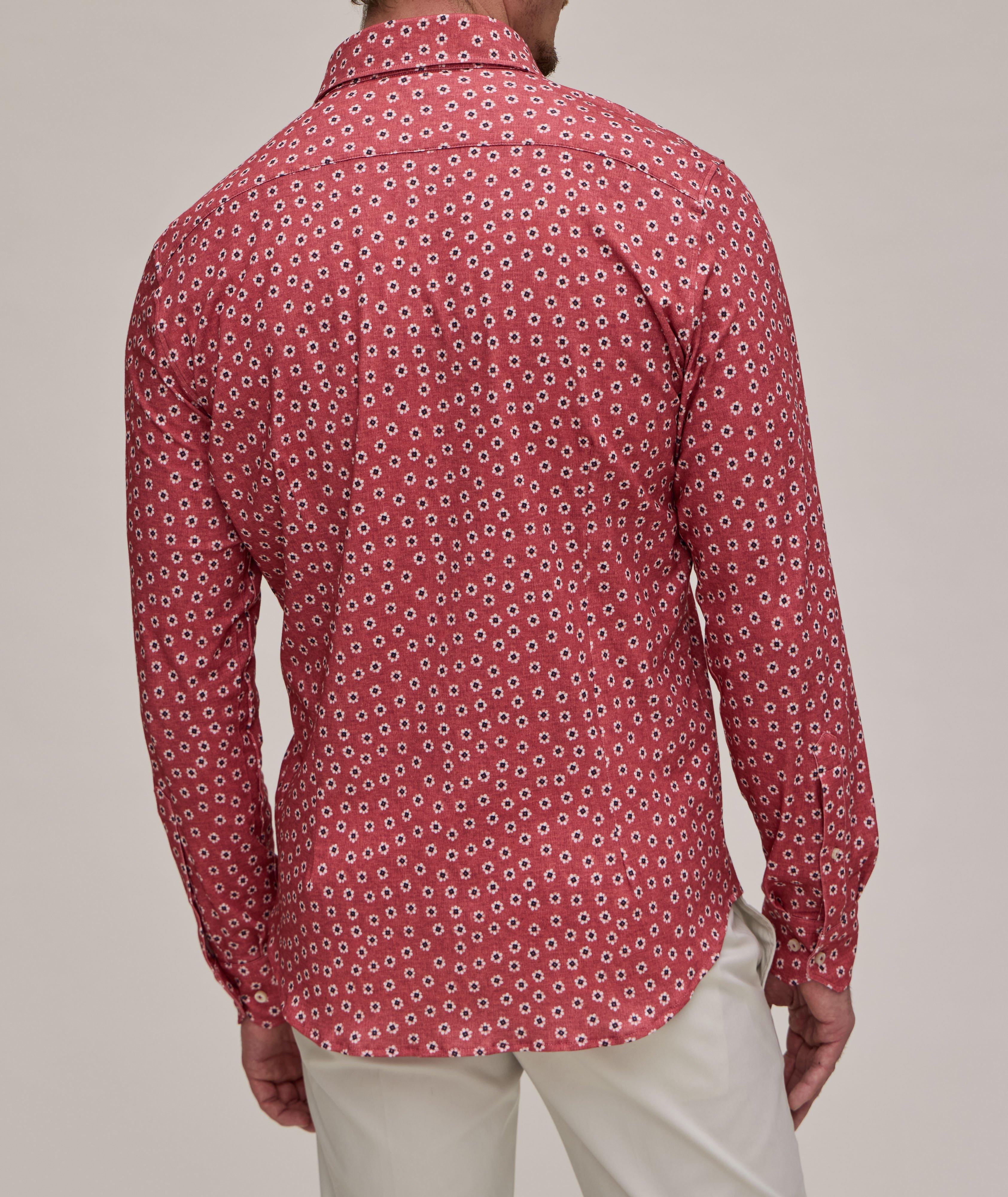 Floral Neat Modern 4-Flex Stretch Knit Shirt image 2