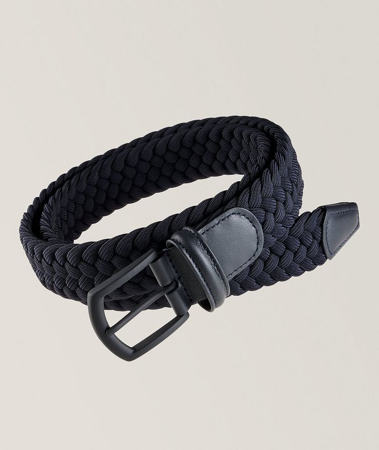 Chunky Woven Pin-Buckle Belt  image 0