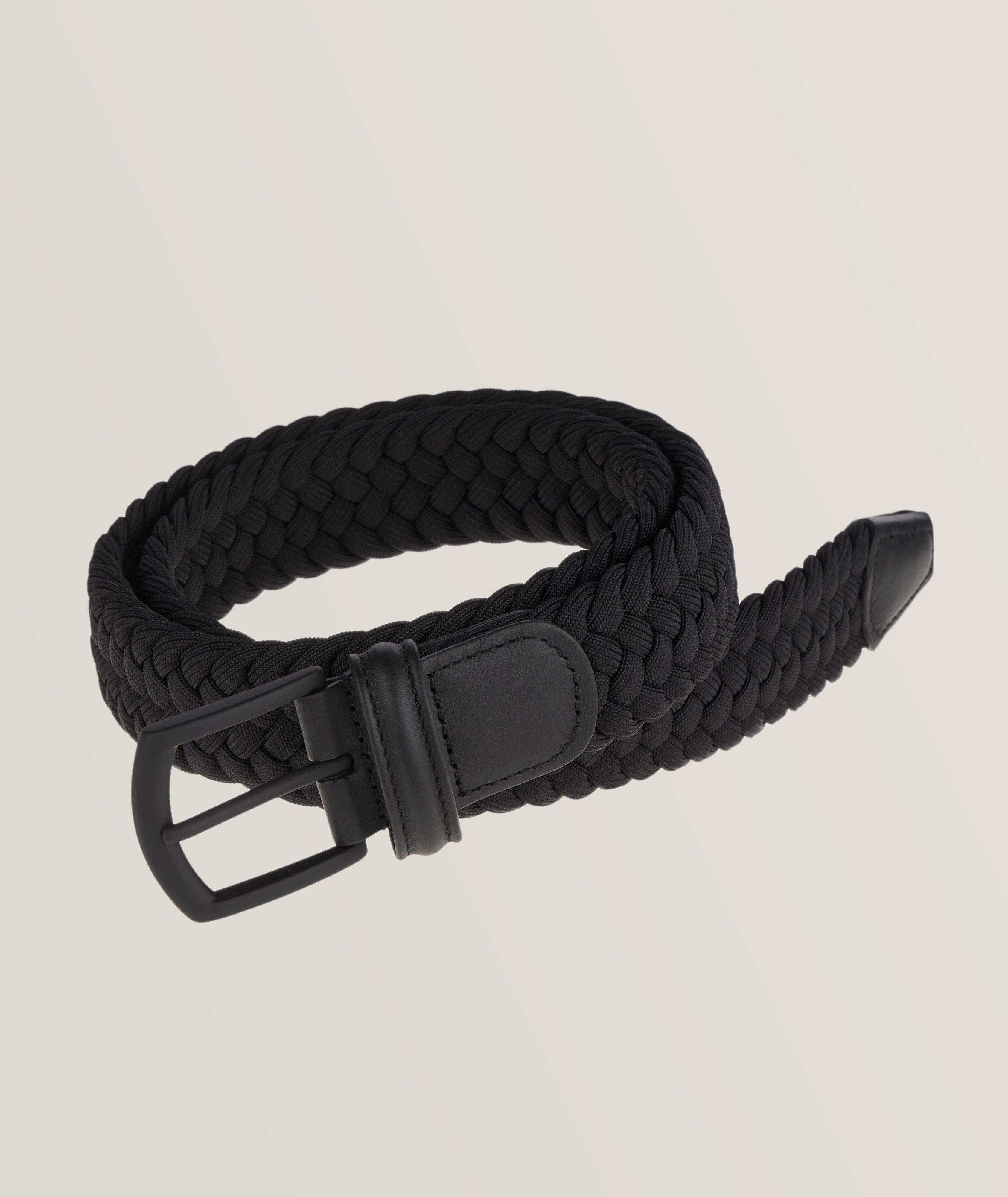 Anderson's Woven Suede Pin-Buckle Belt, Belts