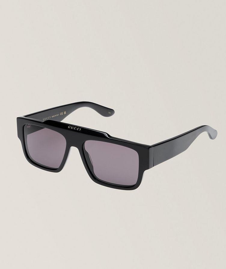 Shiny Rectangular Frame Sunglasses image 0