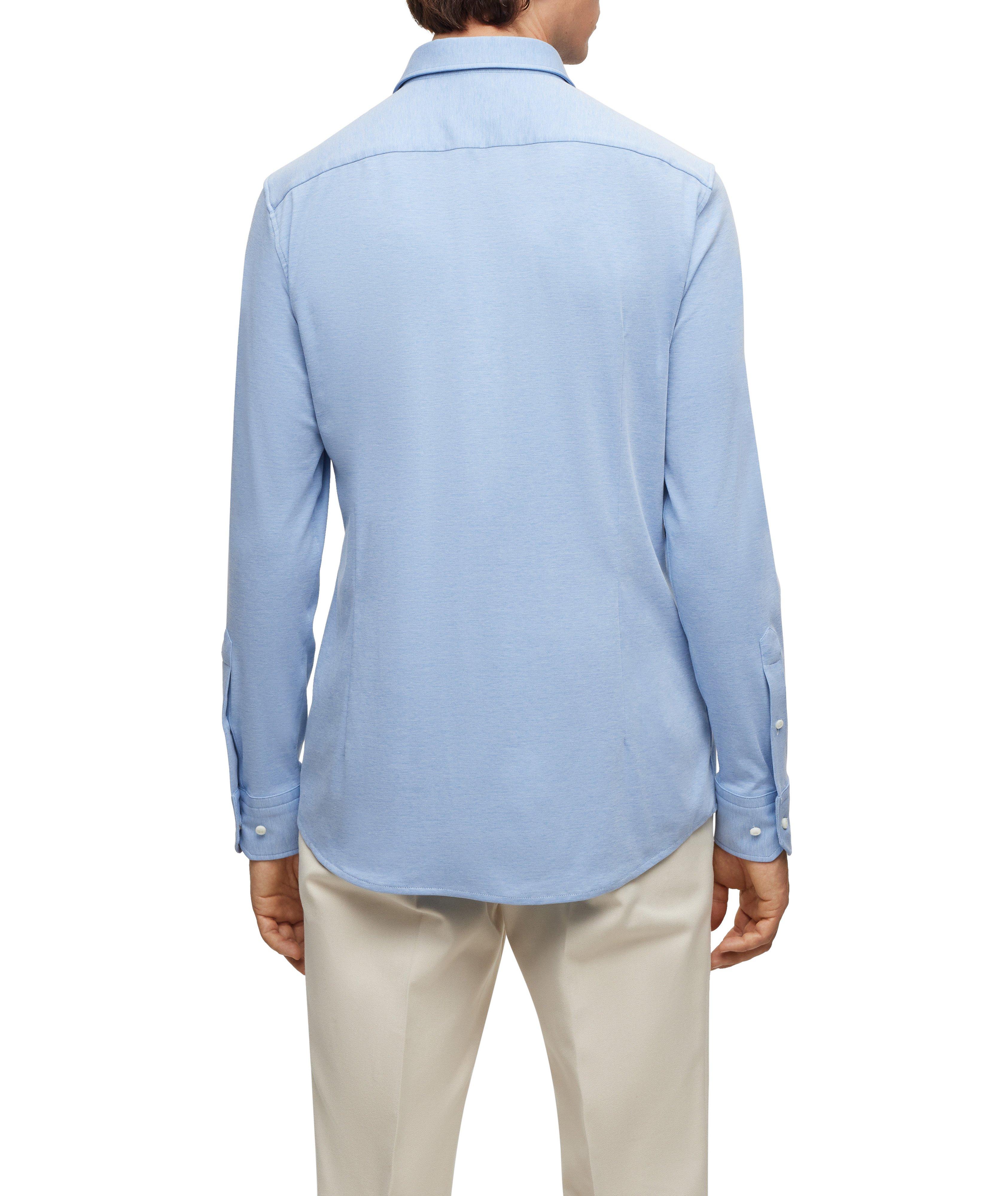 Slim-Fit Cotton-Blend Dress Shirt image 2