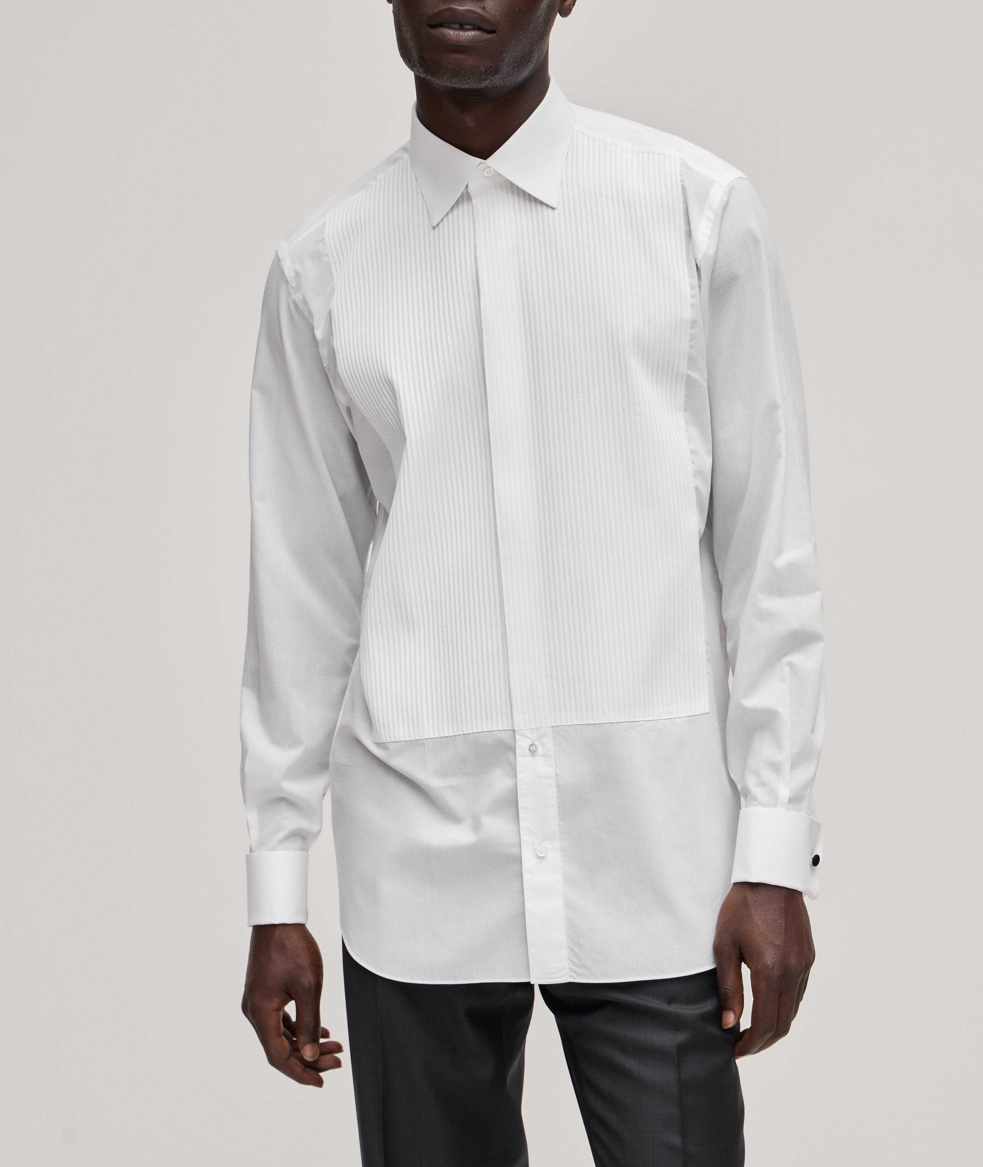 Pleated Bib Tuxedo Shirt image 1