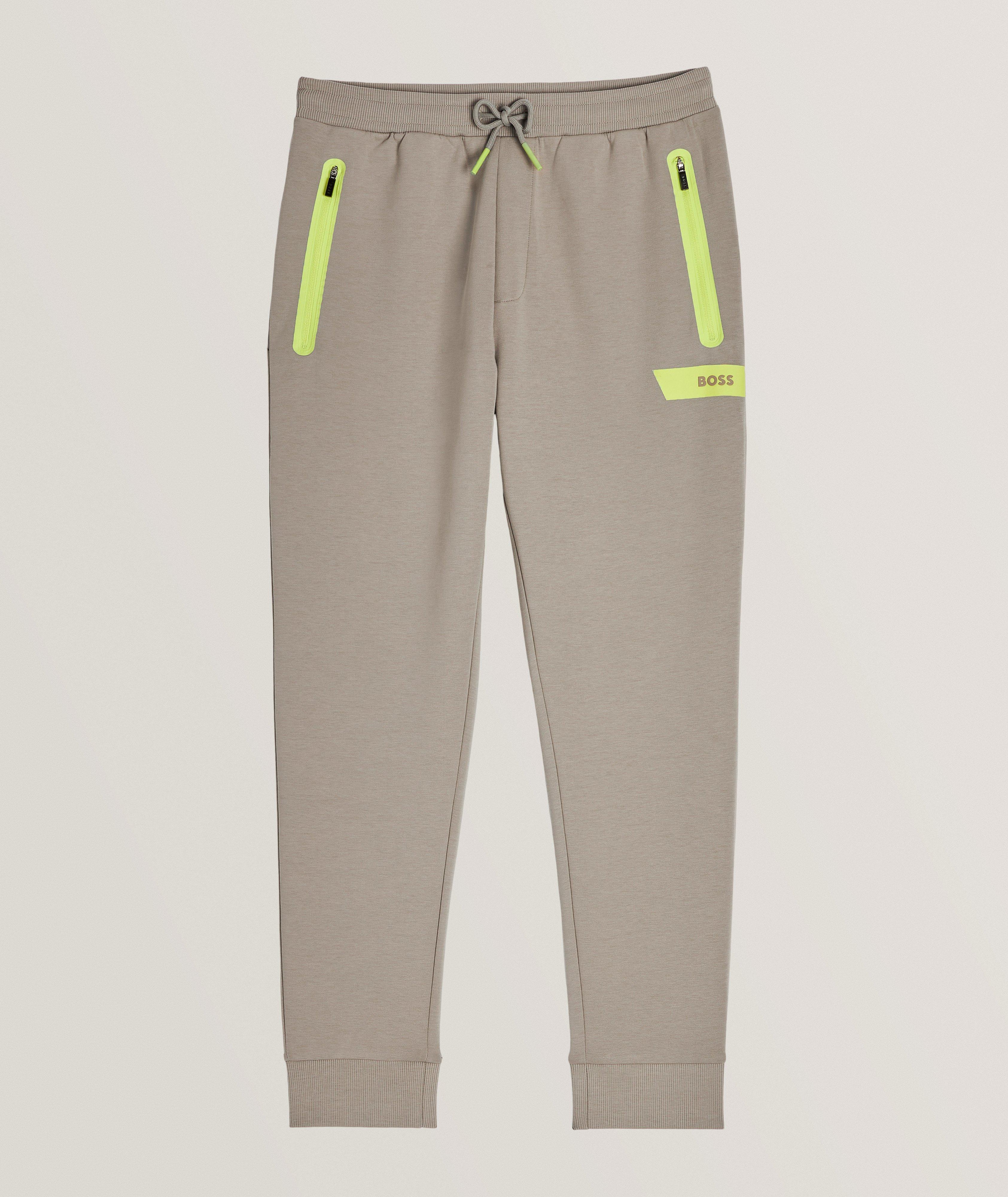 BOSS Responsible Hadiko Contrast Stretch-Cotton Trackpants | Pants ...