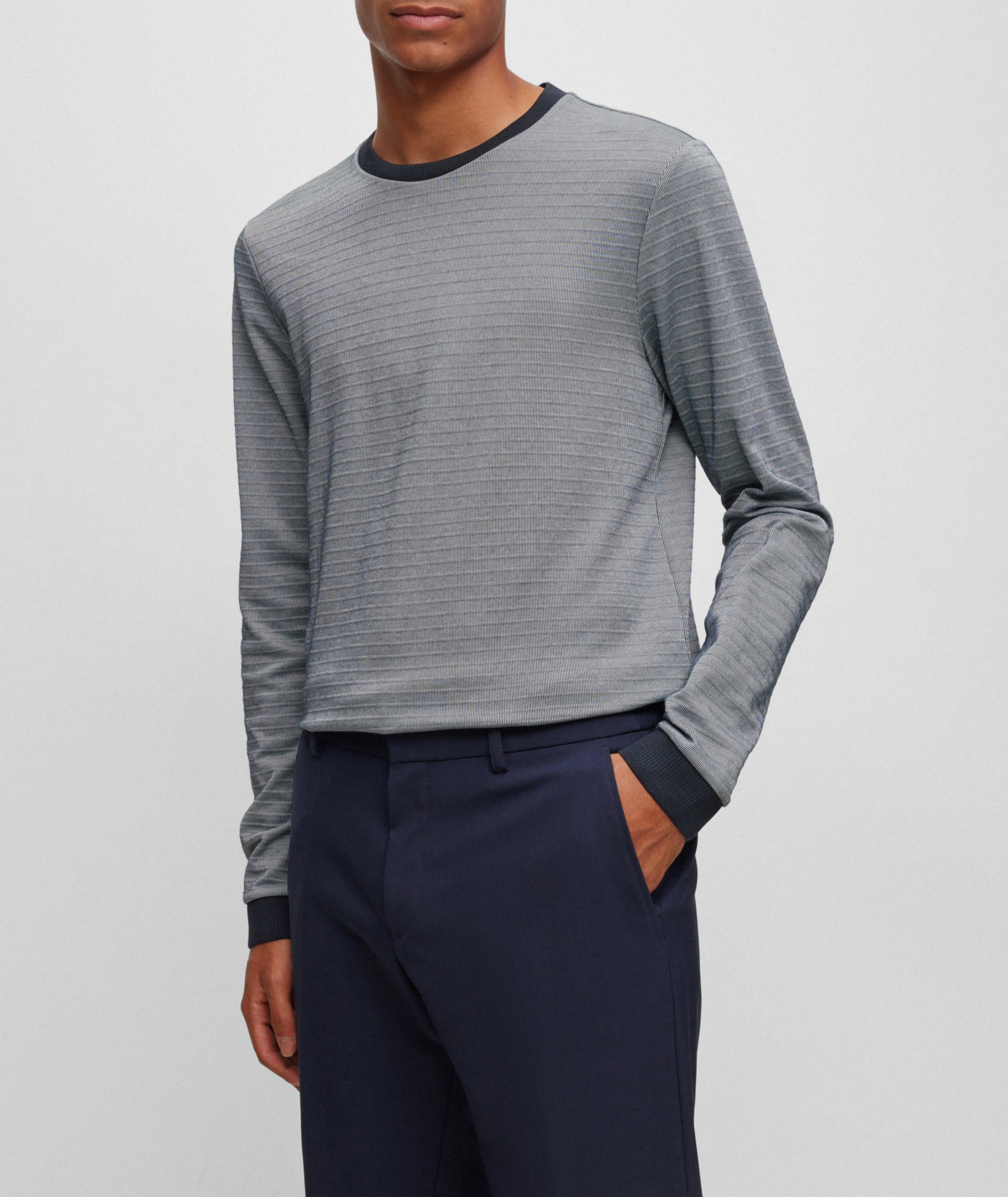 Ottoman Knit Cotton-Blend Shirt image 1