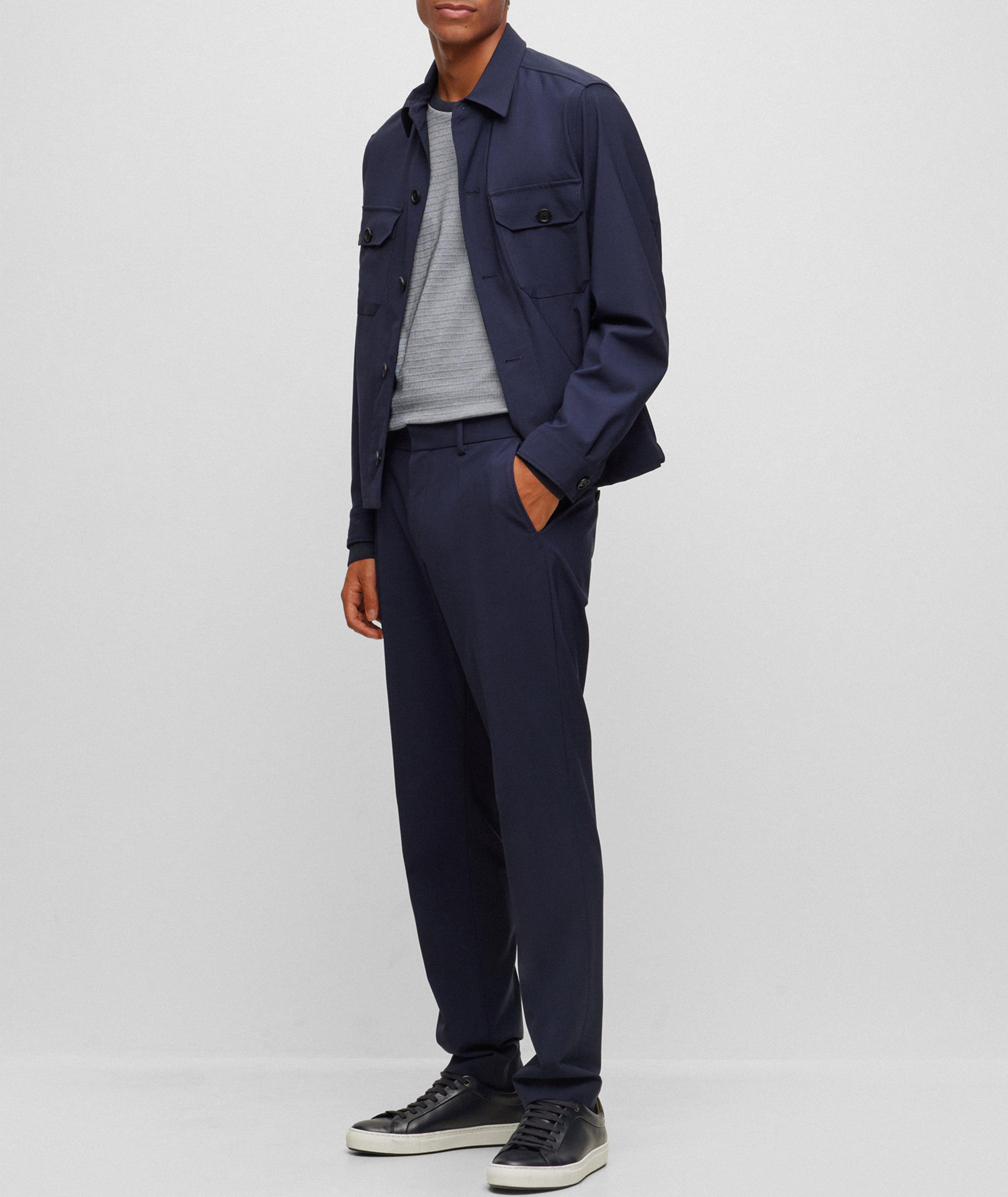 Ottoman Knit Cotton-Blend Shirt image 4