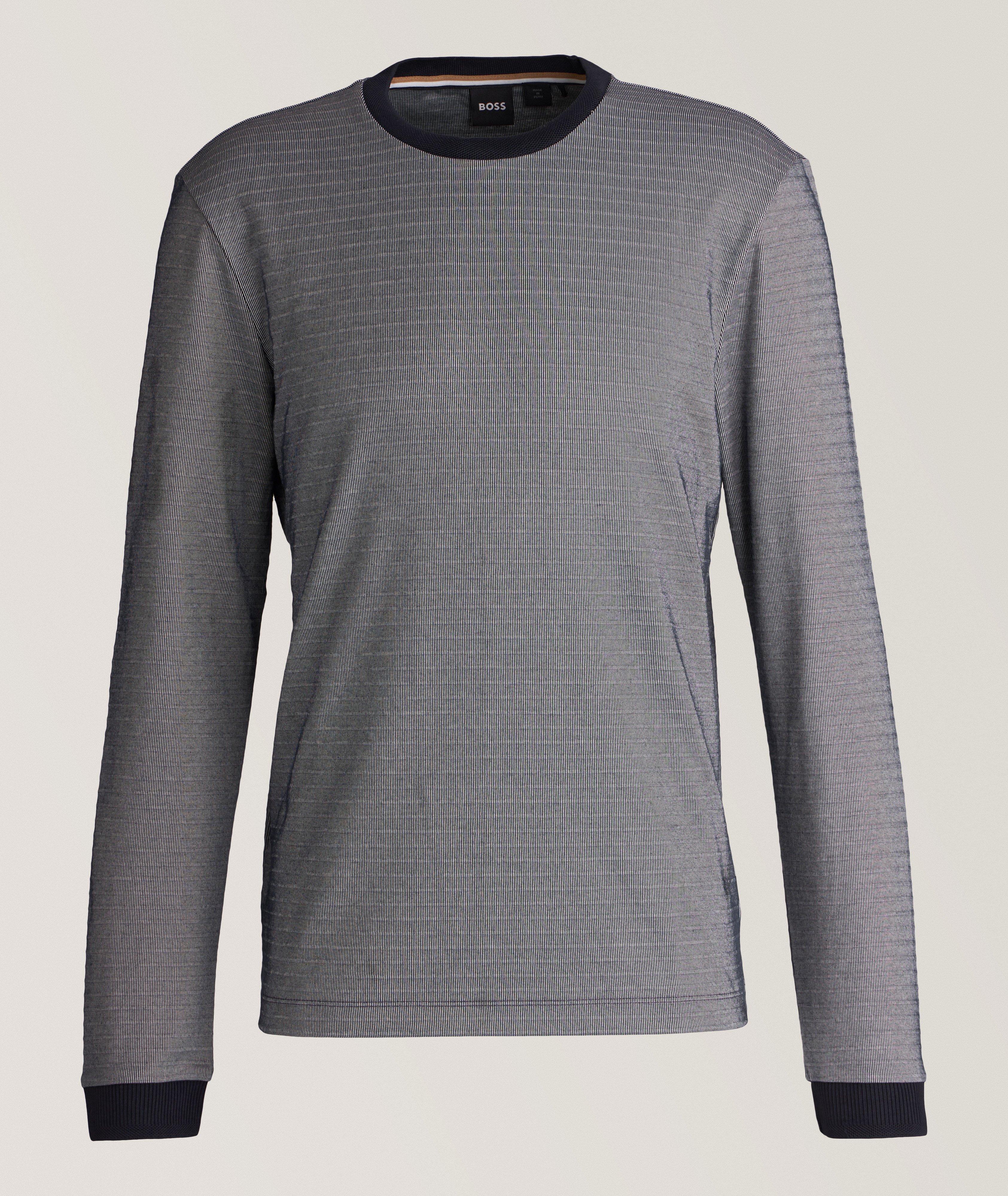 Ottoman Knit Cotton-Blend Shirt image 0