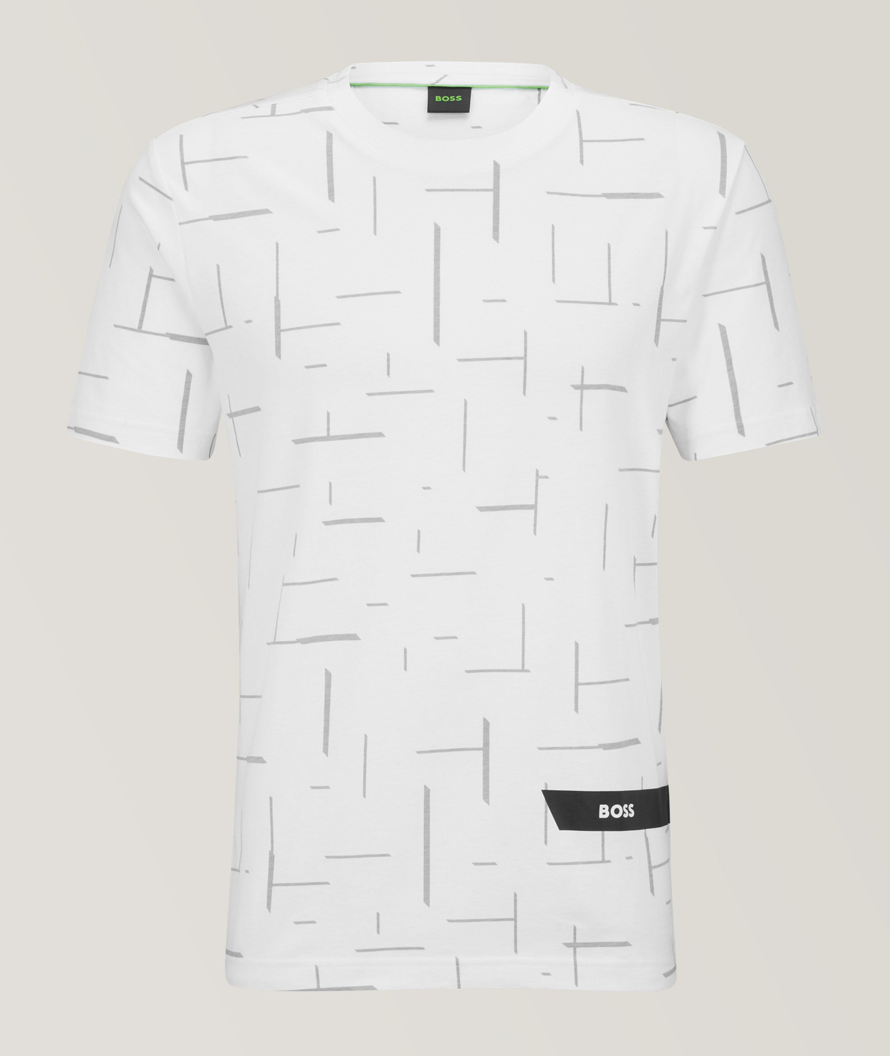 Geometric Cotton T-Shirt image 0