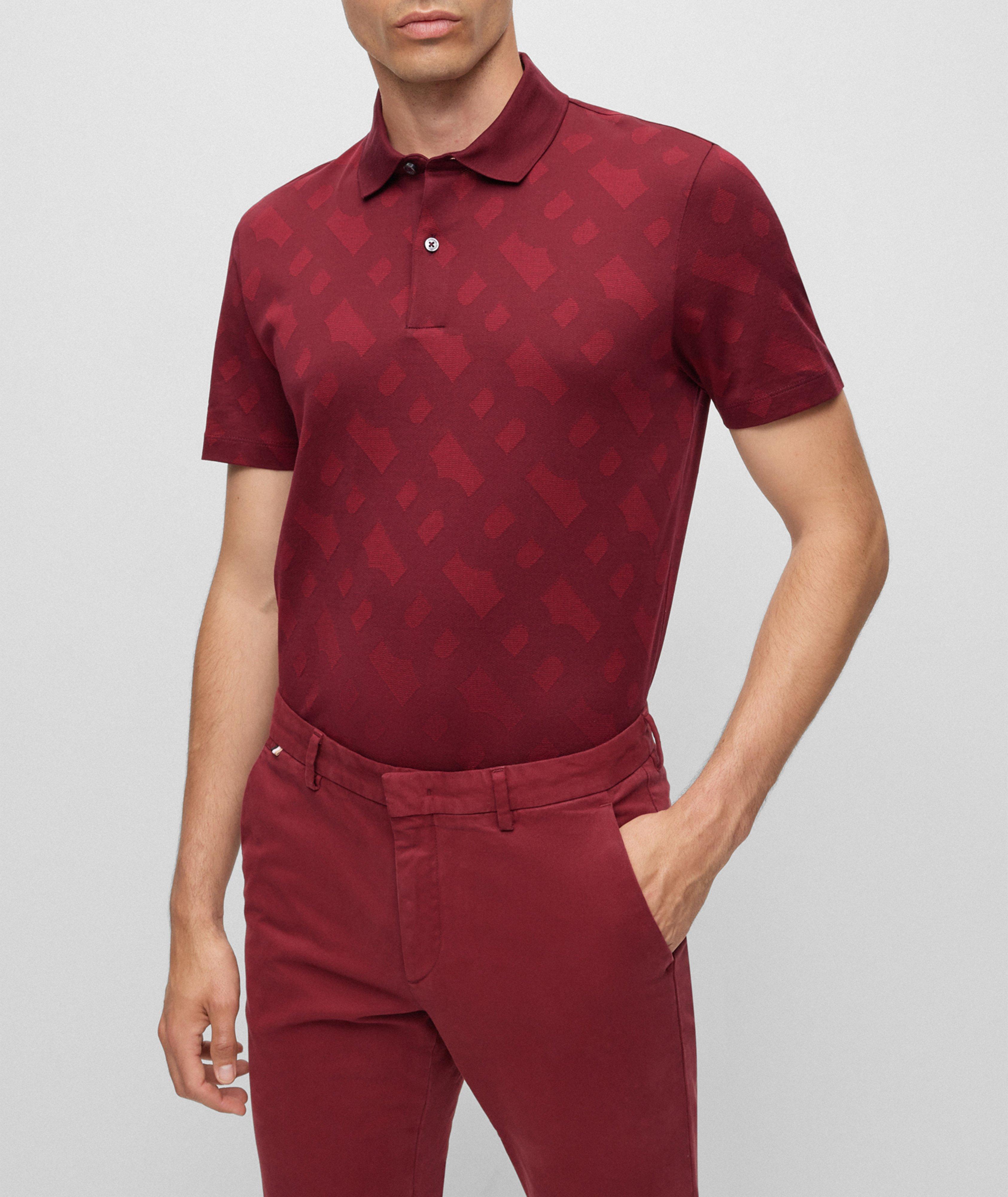 Monogram Jacquard Cotton Polo image 1