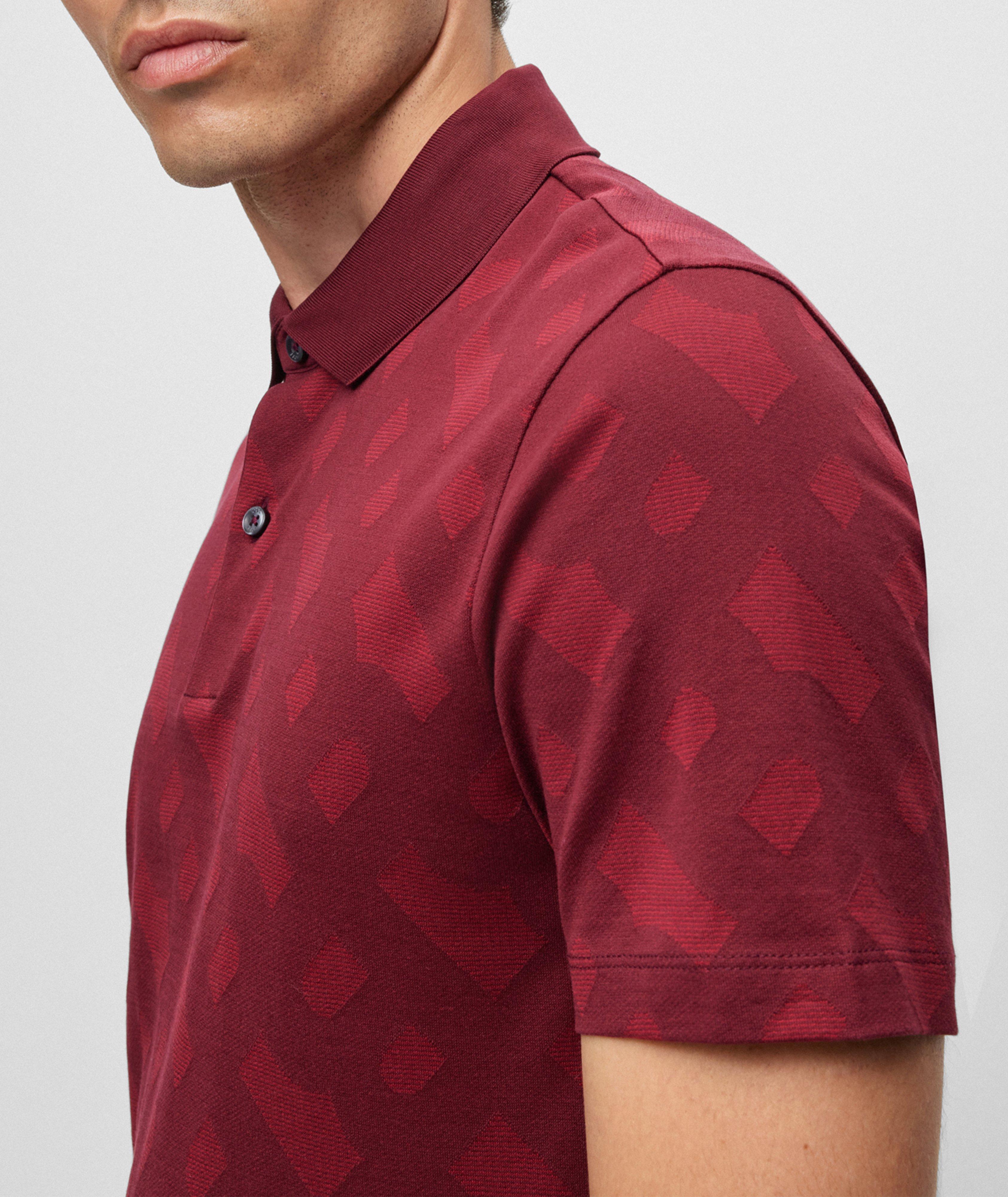 Monogram Jacquard Cotton Polo image 3