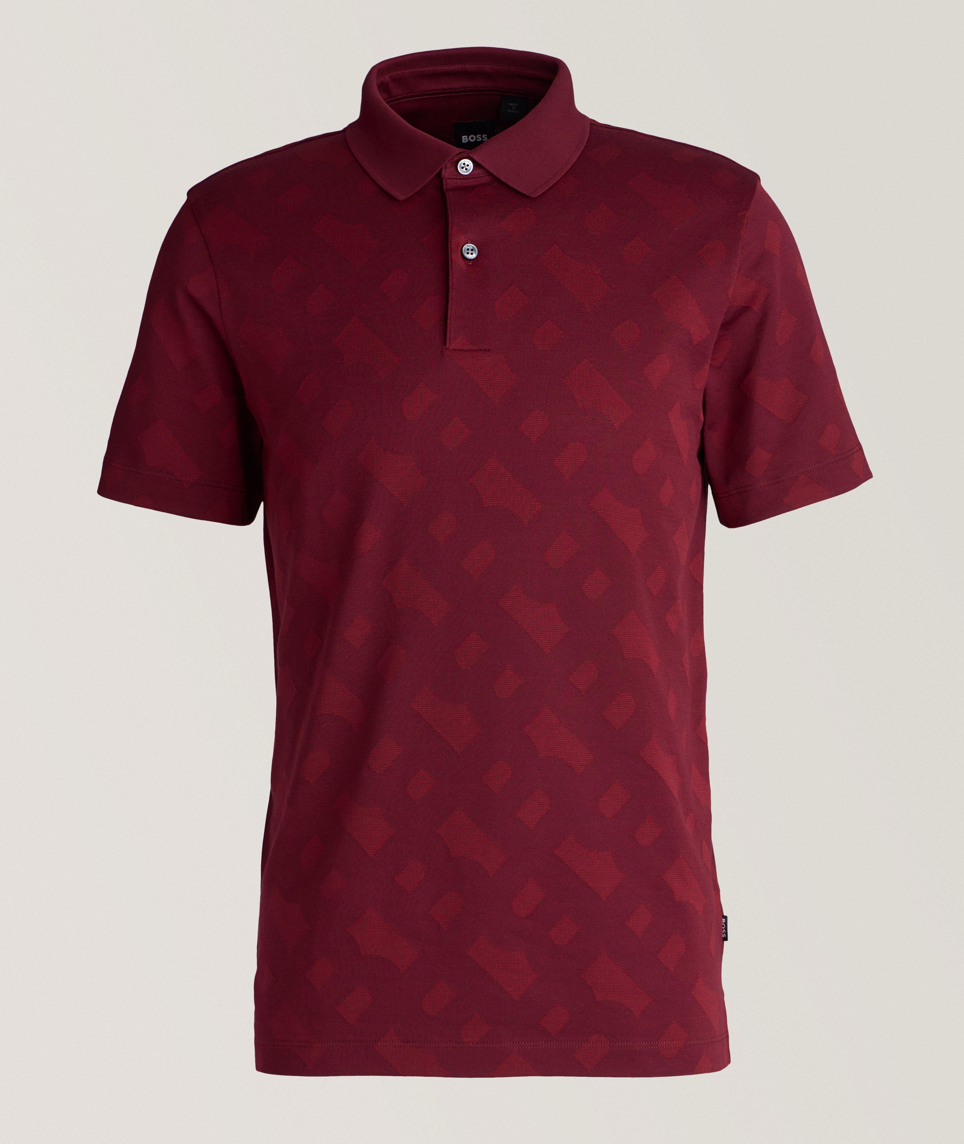 Monogram Jacquard Cotton Polo image 0