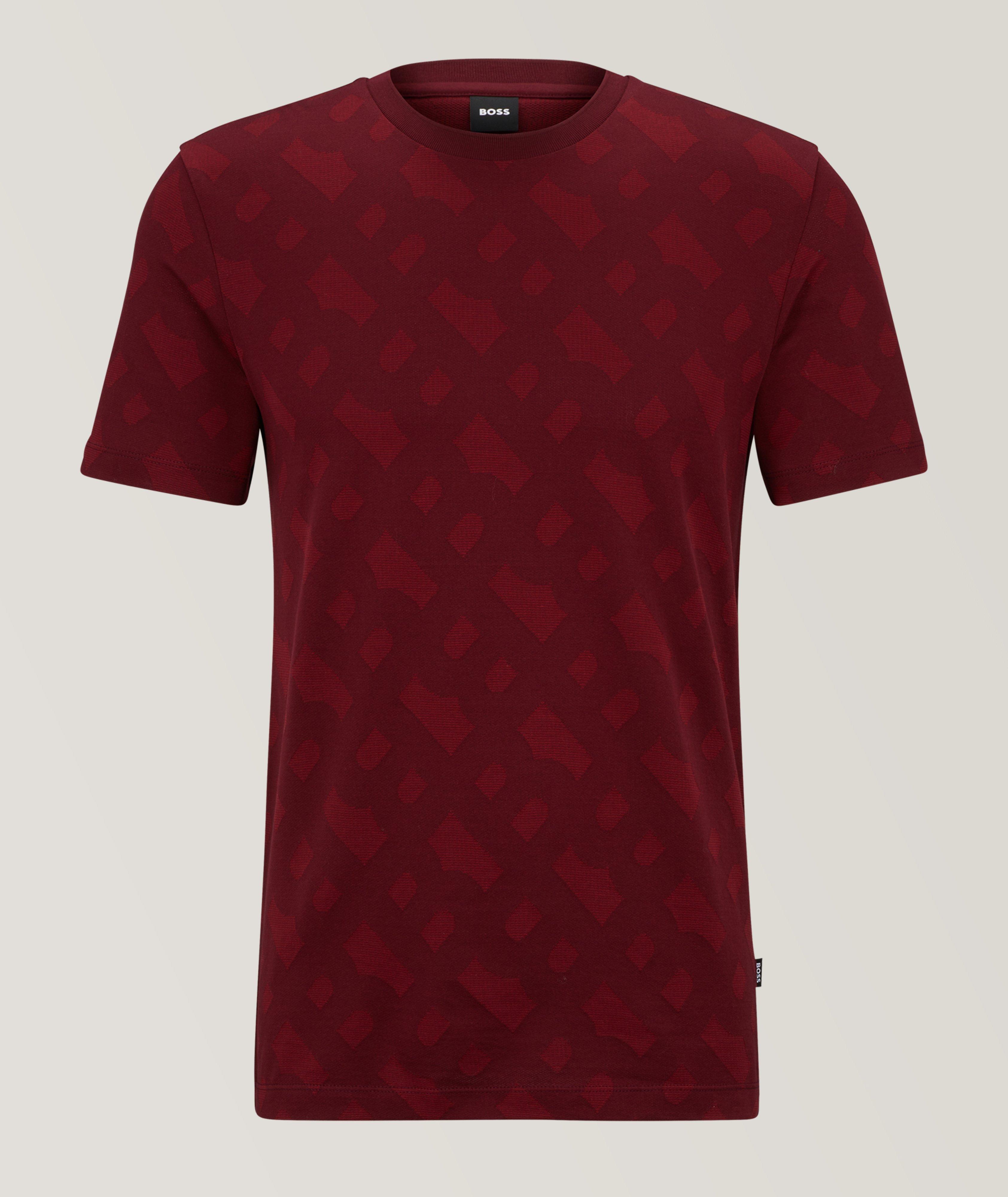 Monogram Mercerized Cotton T-Shirt image 0