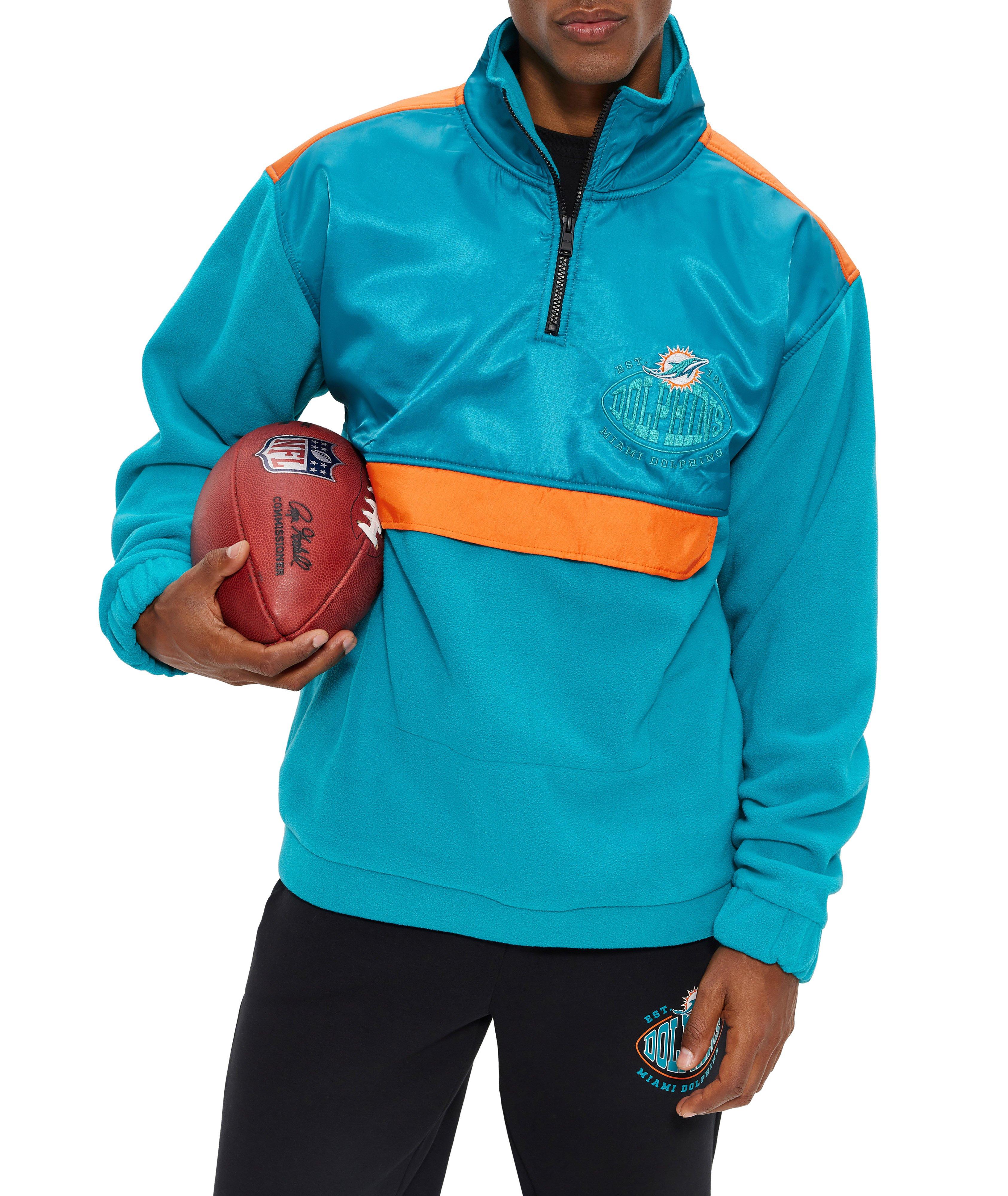 NFL Collection Miami Dolphins Quarter-Zip Sweater image 1