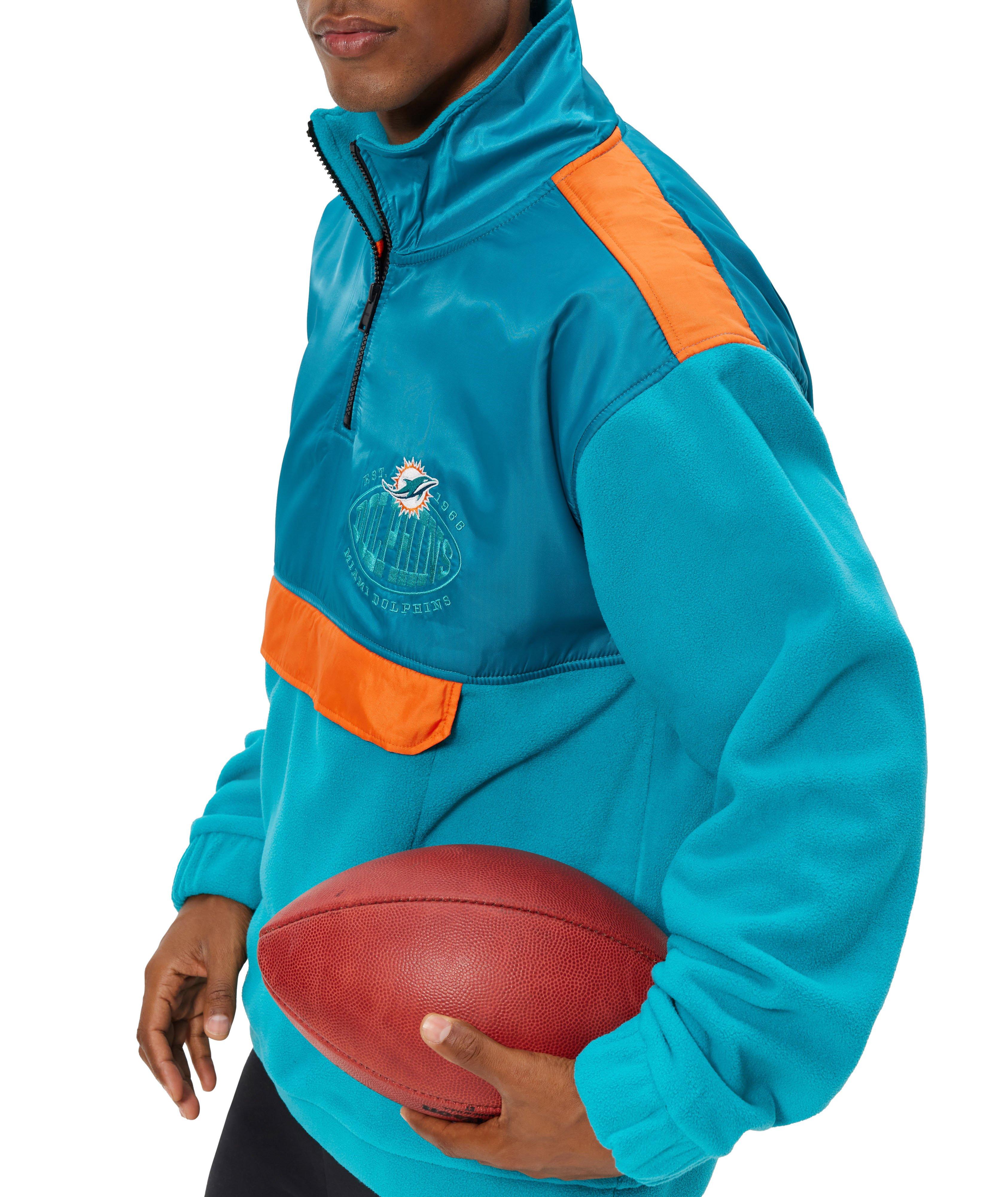 NFL Collection Miami Dolphins Quarter-Zip Sweater image 3