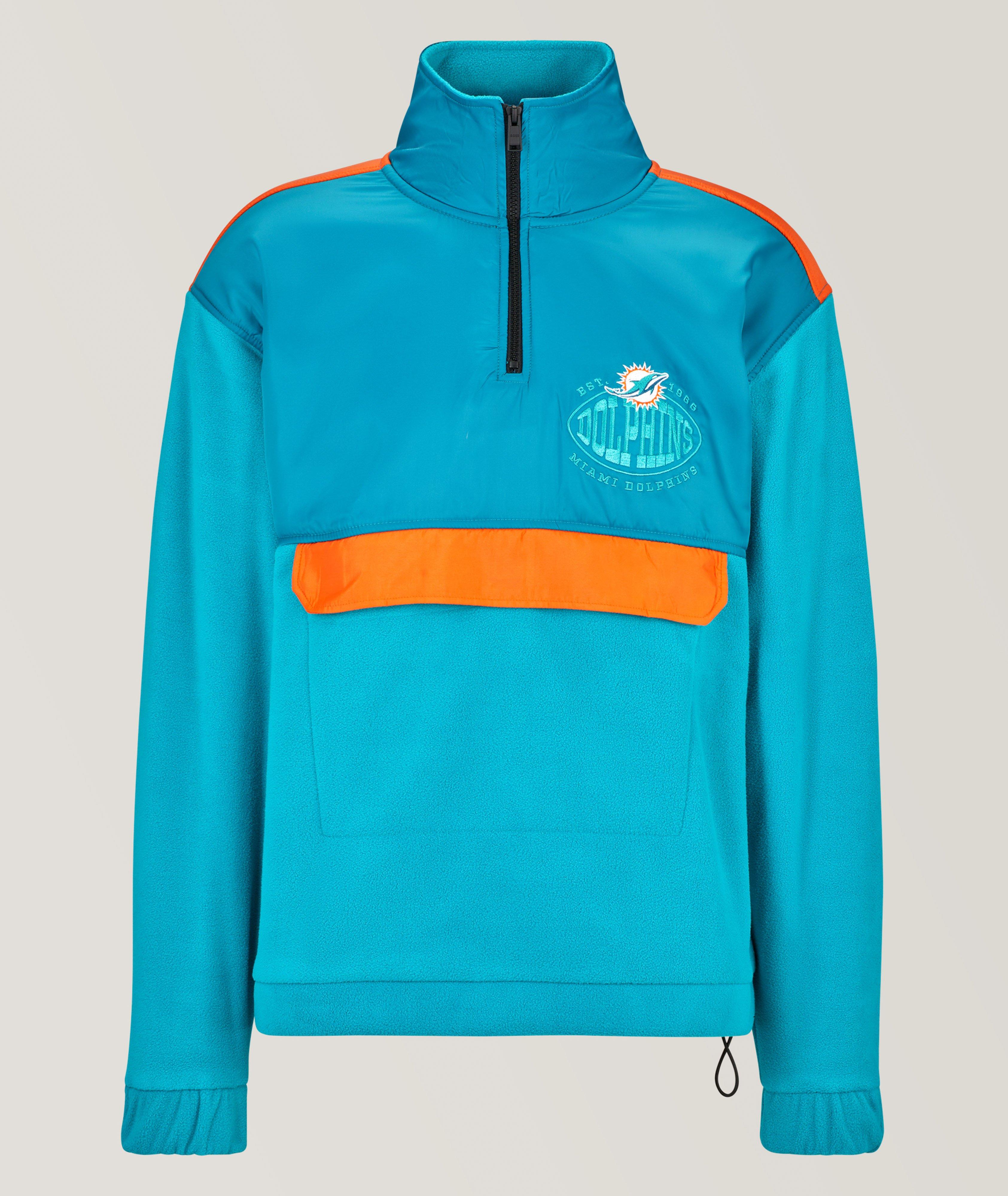 NFL Collection Miami Dolphins Quarter-Zip Sweater image 0