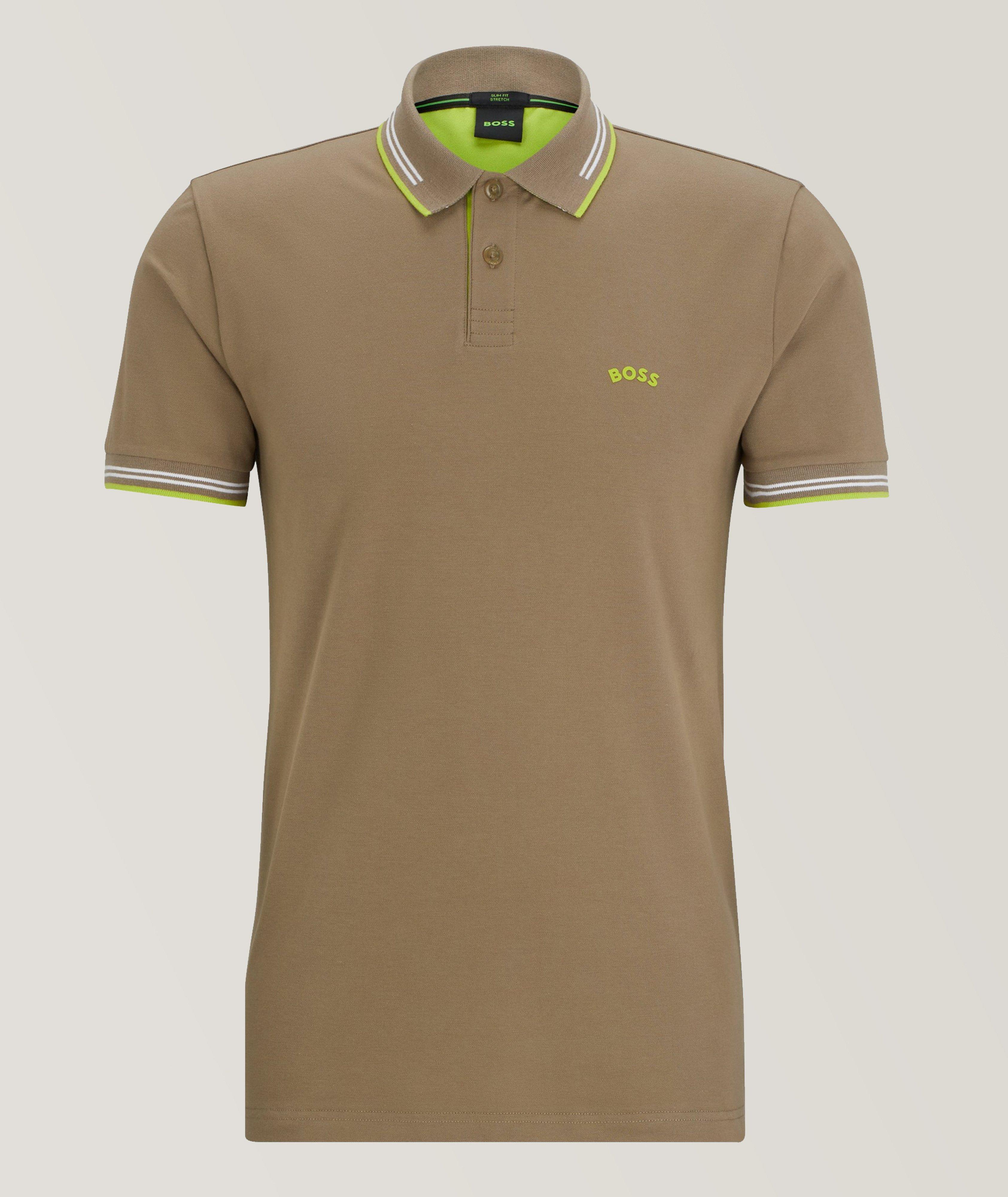 Contrast Tipped Mercerized Cotton Polo image 0