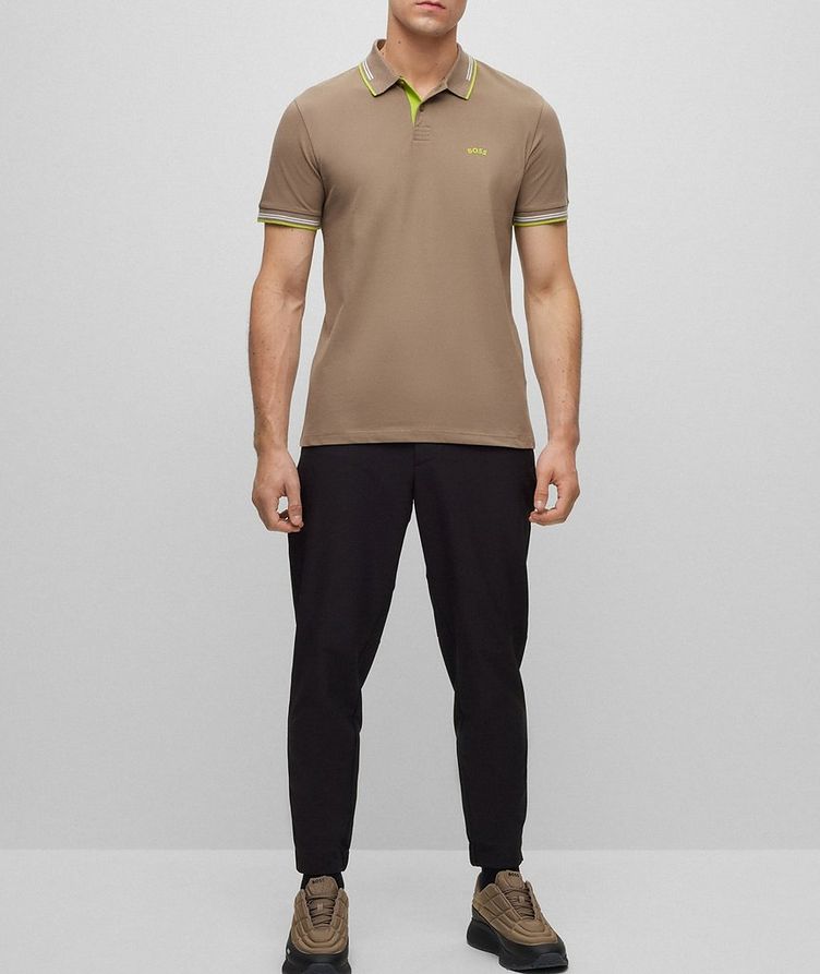Contrast Tipped Mercerized Cotton Polo image 3