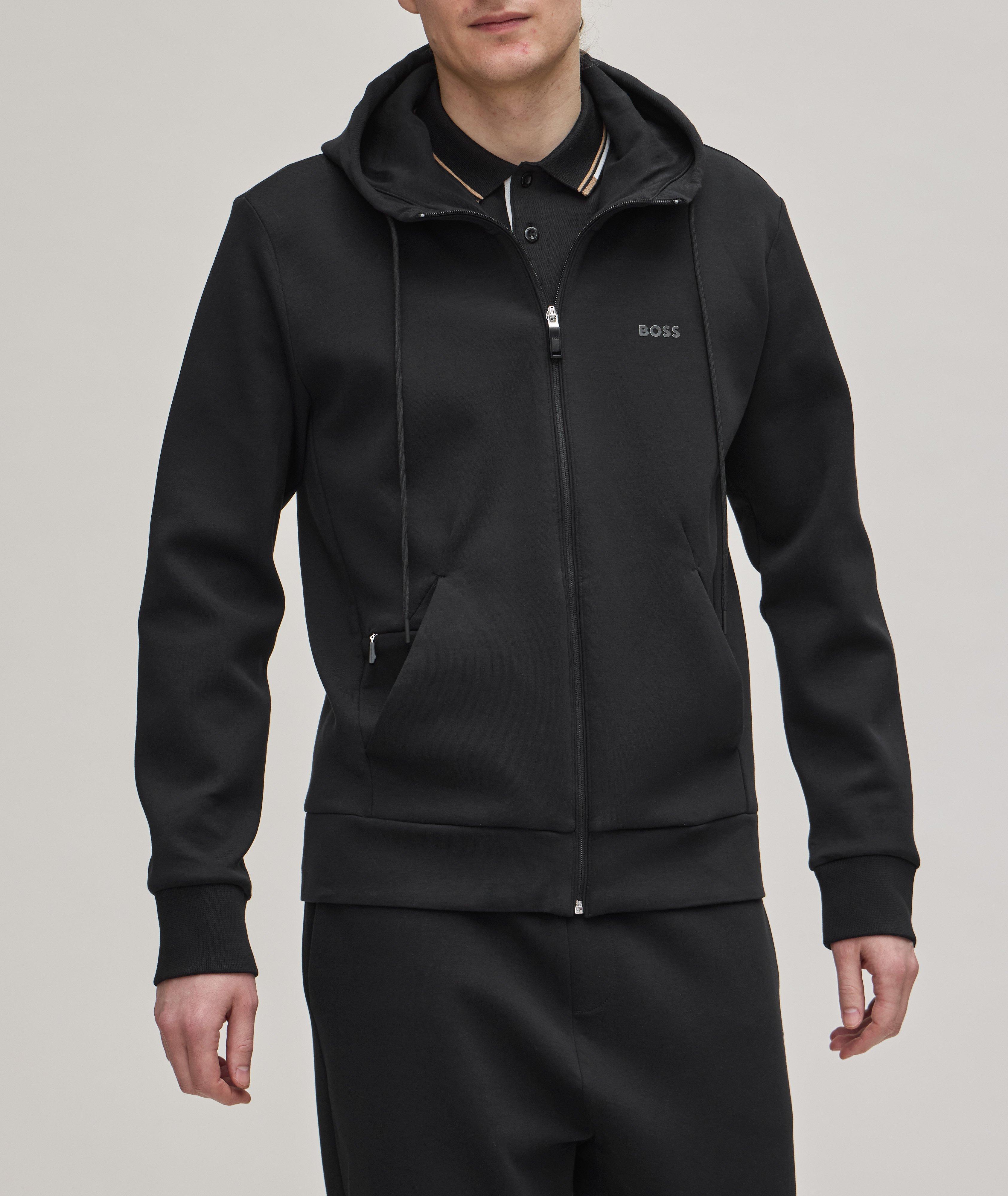 Responsible Collection Stretch-Cotton Hooded Sweater  image 1