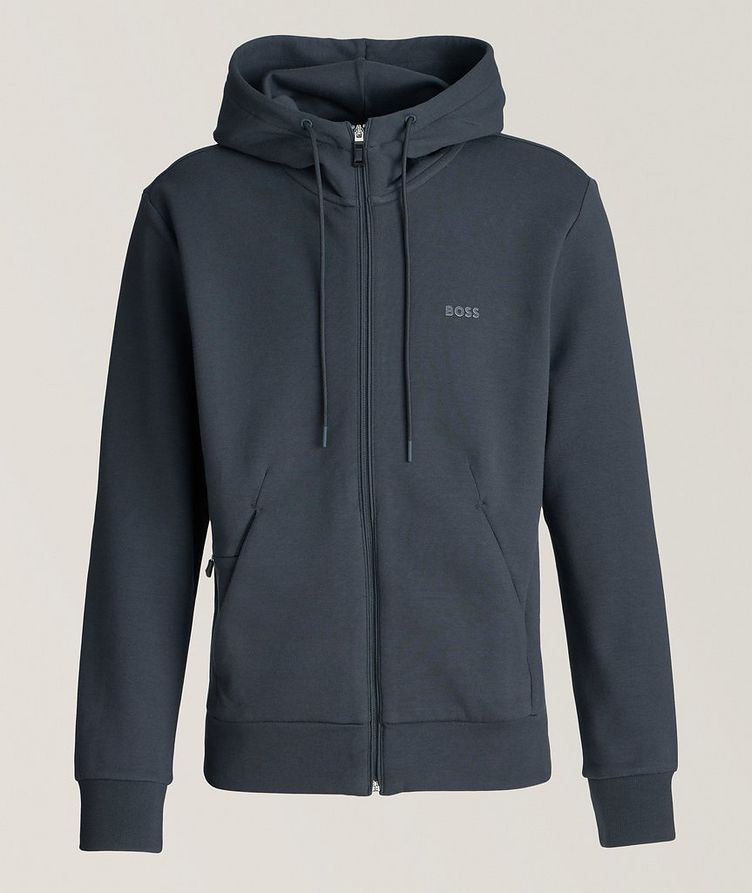 Responsible Collection Stretch-Cotton Hooded Sweater  image 0
