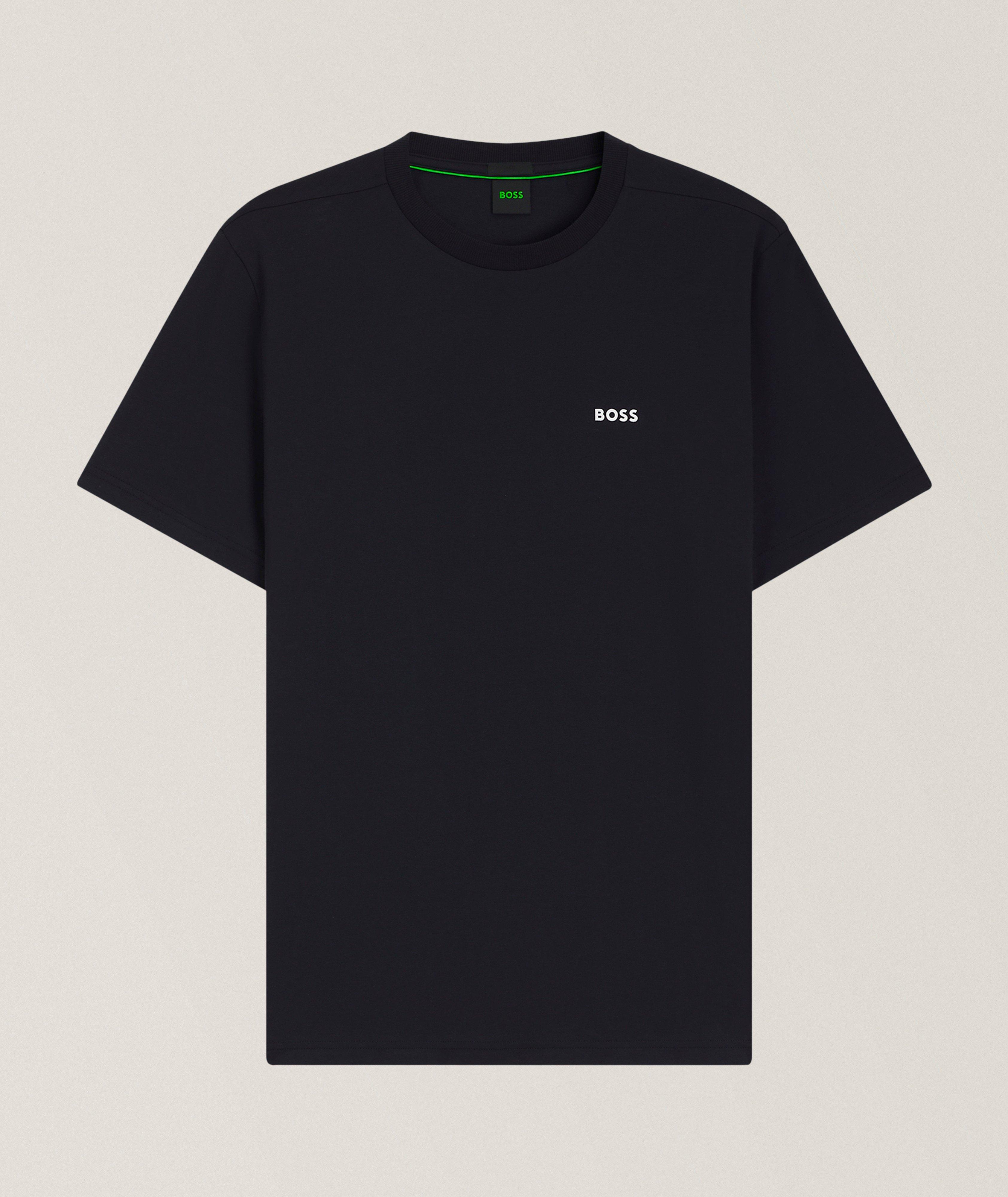 Logo Stretch-Cotton T-Shirt  image 0