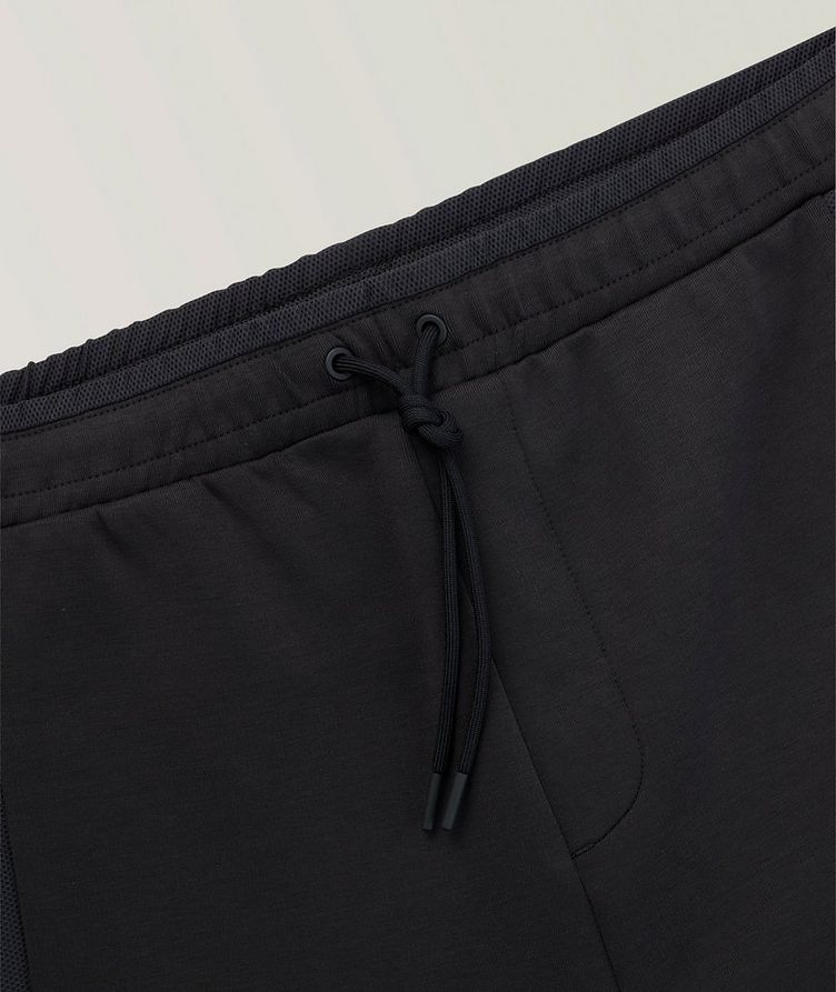 Pantalon sport en mélange de coton avec logo image 1