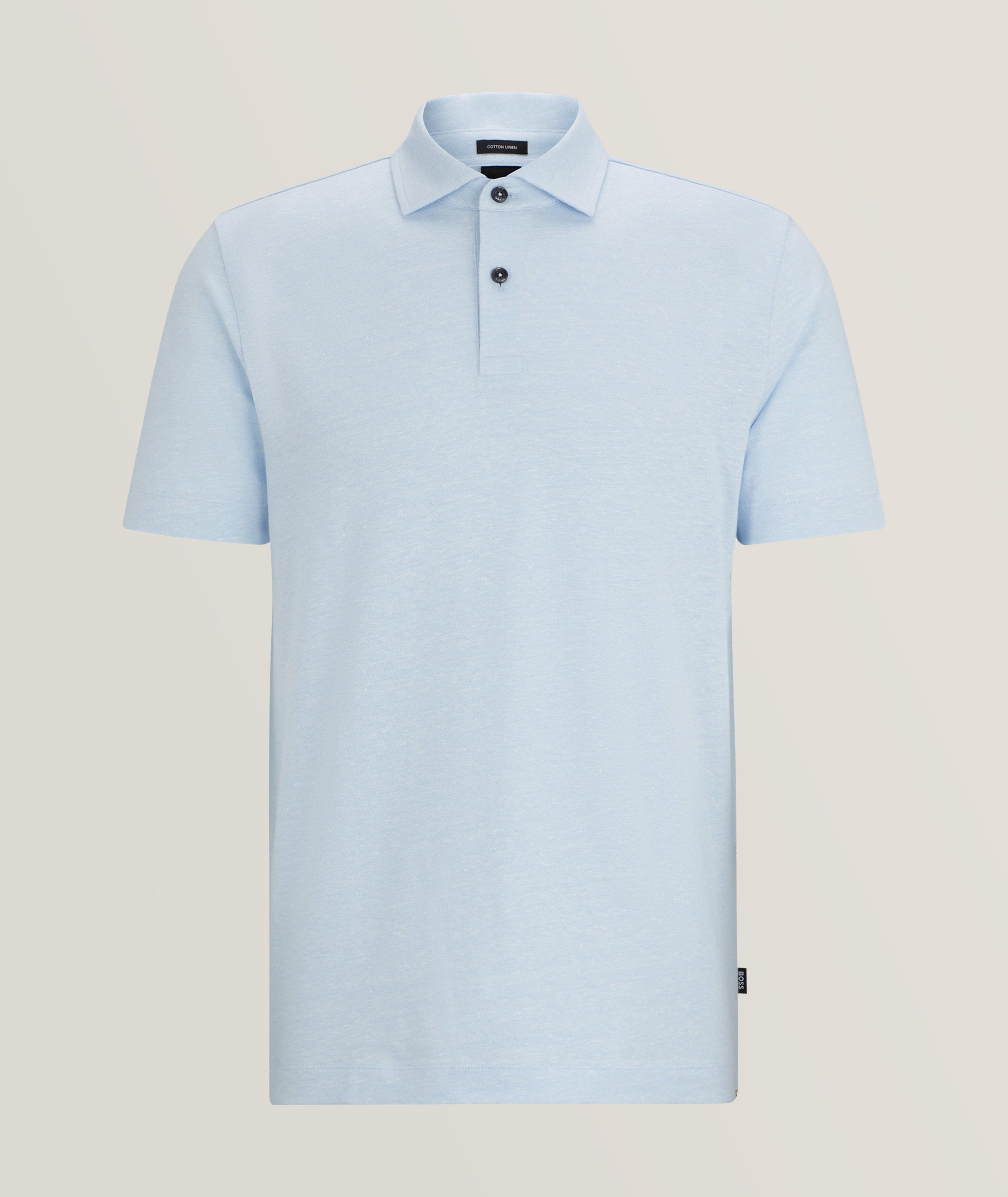 Linen-Cotton Polo  image 0