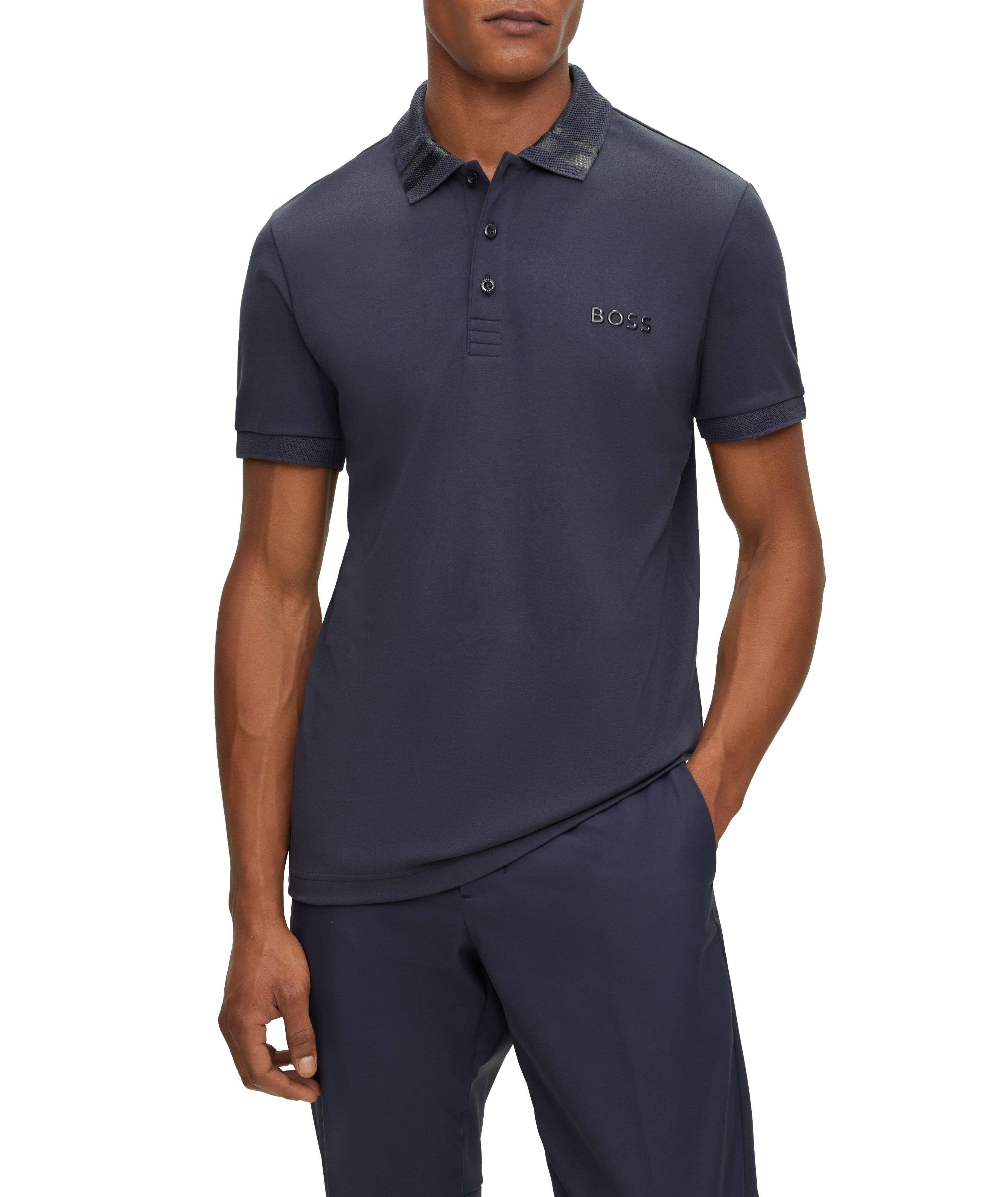 Polo en tricot interlock de coupe amincie image 1