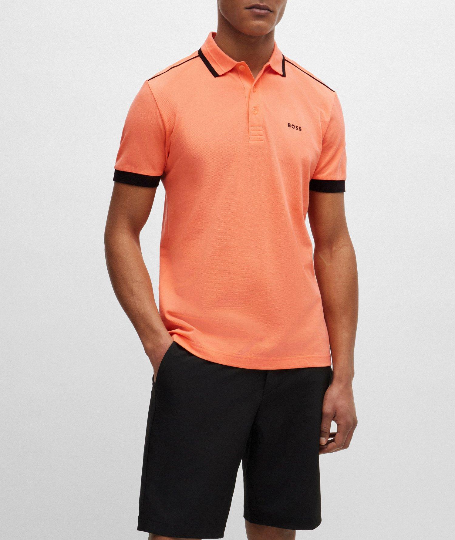 Contrast Collar Cotton Polo image 1