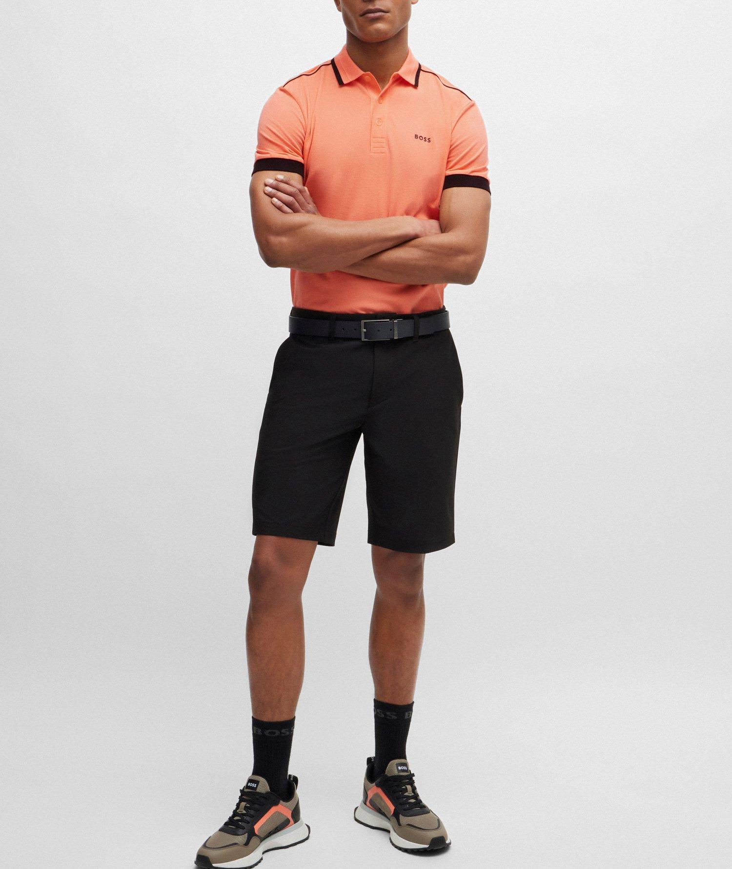 Contrast Collar Cotton Polo