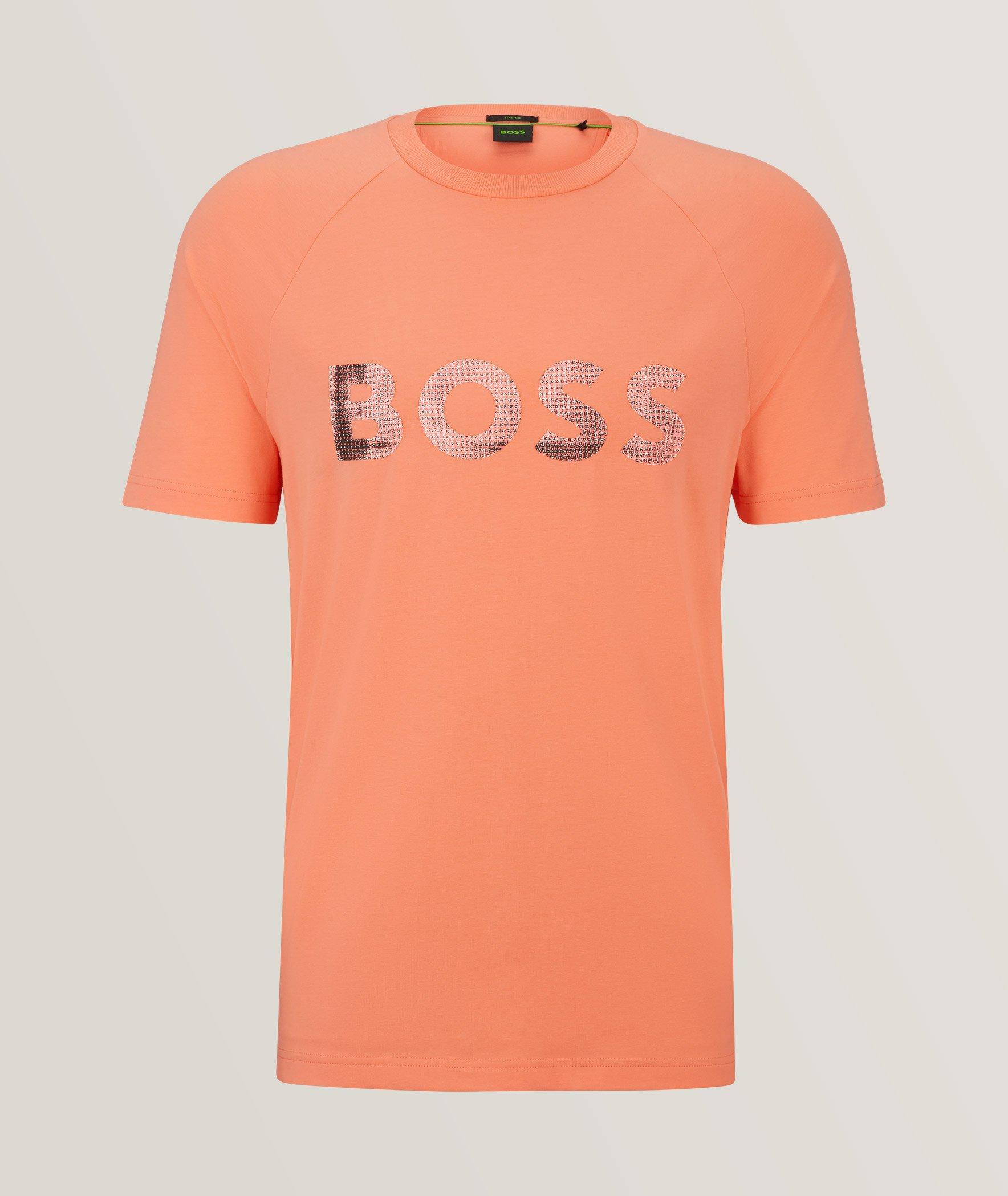 Bedazzled Logo Cotton T-Shirt image 0