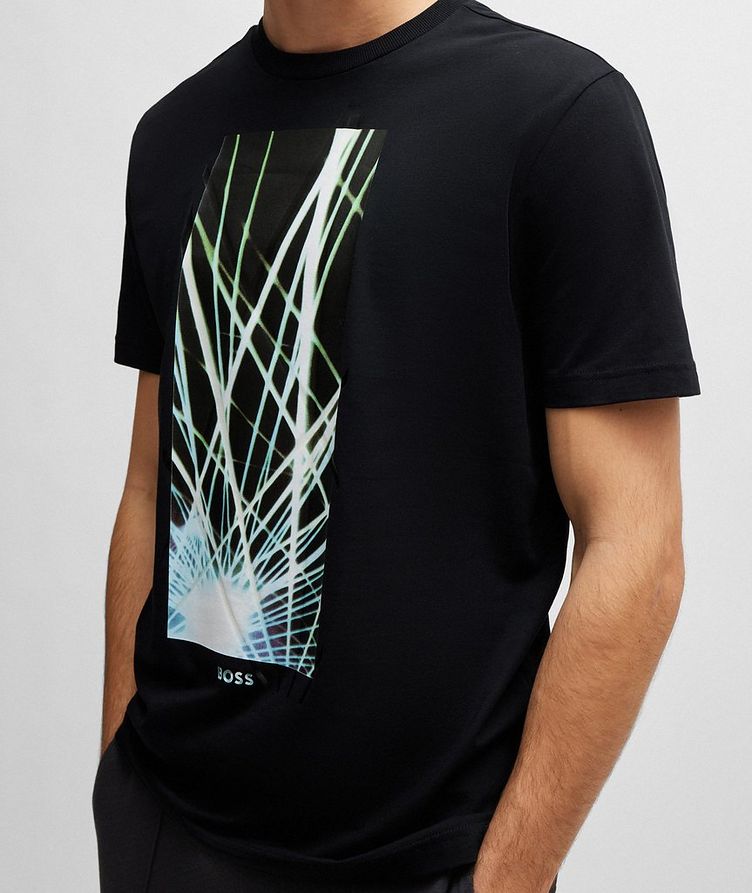 Green Collection Graphic Print Stretch-Cotton Jersey T-Shirt image 3