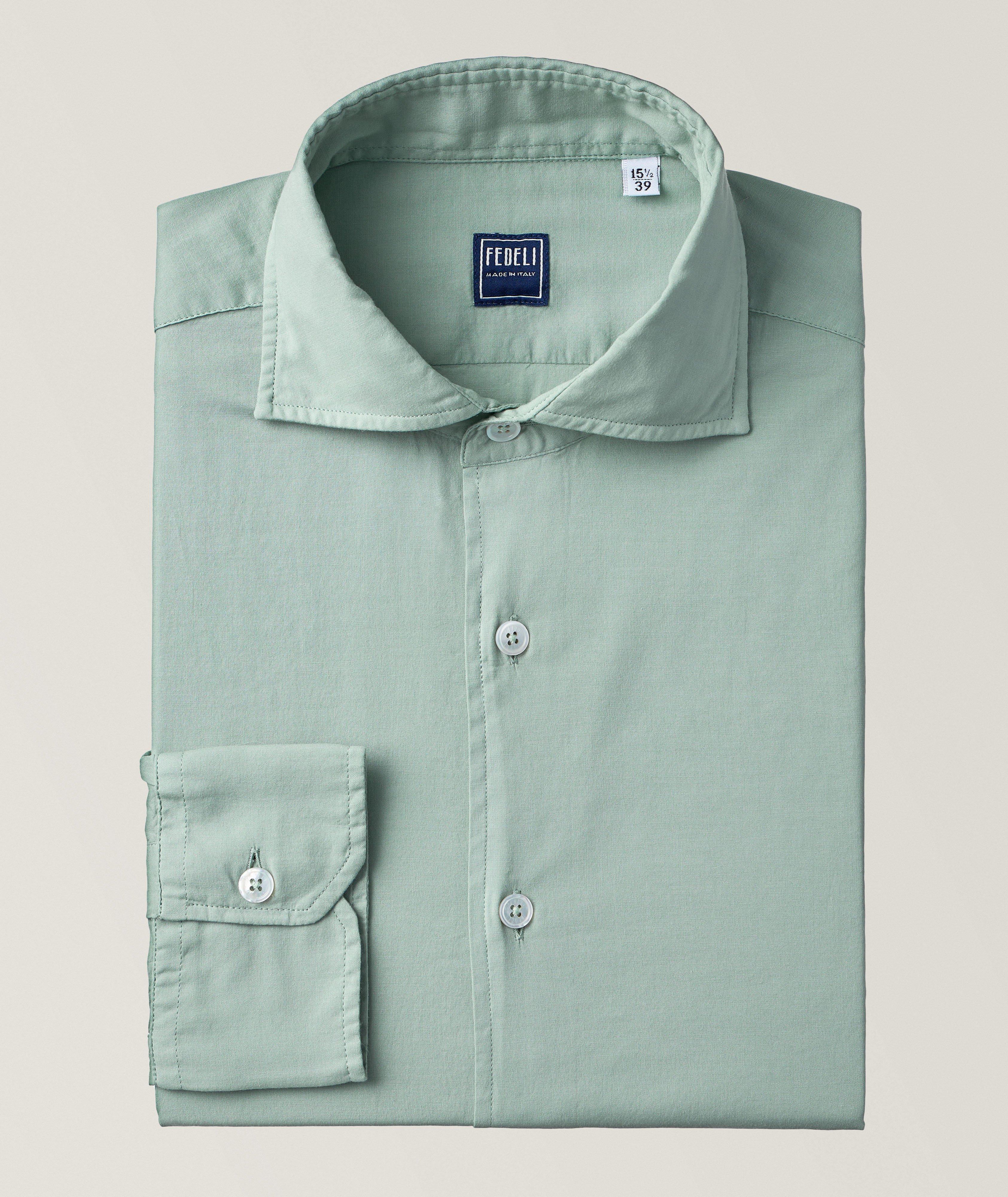 Sean Panamino Stretch-Cotton Shirt image 0