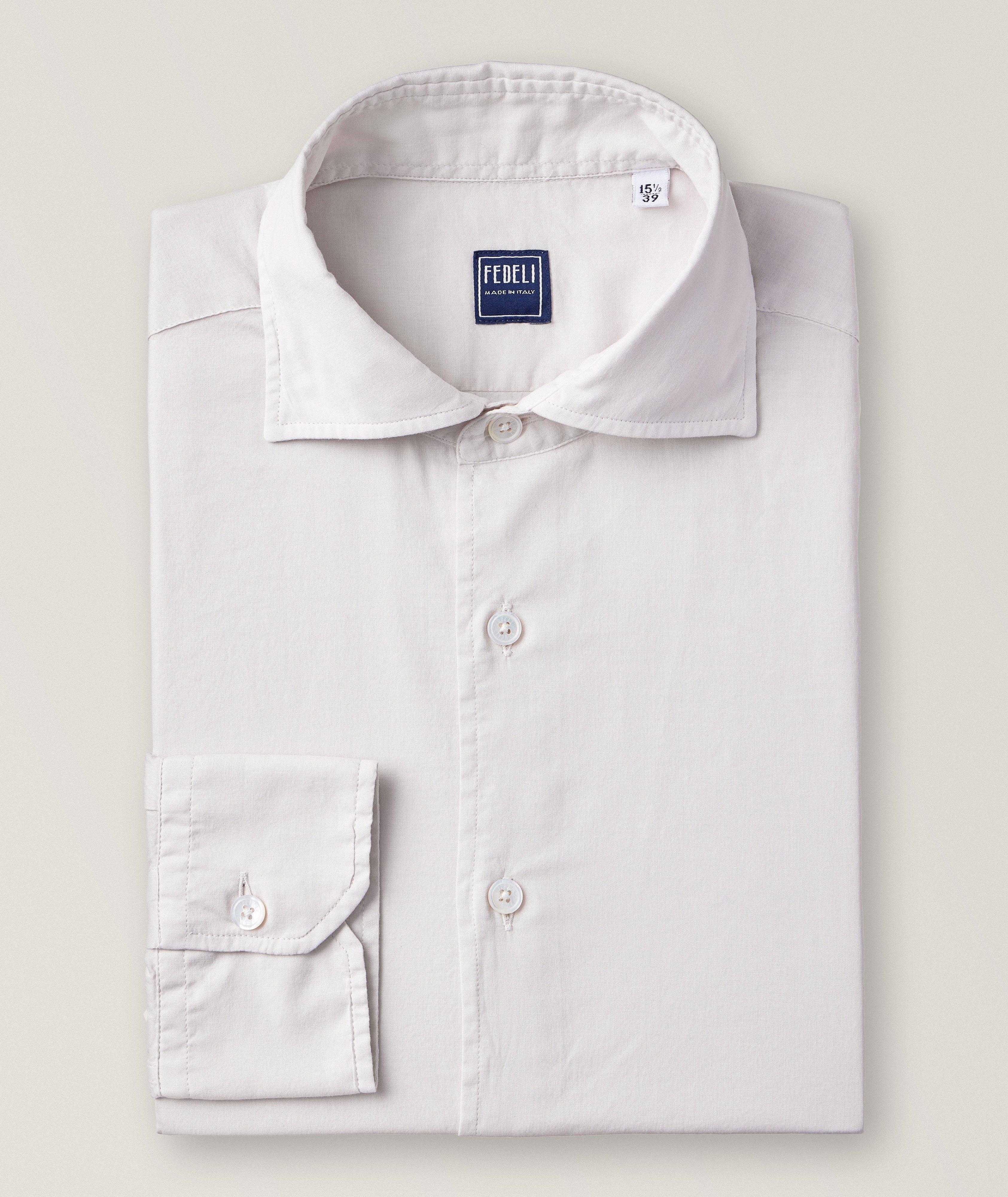 Fedeli cotton button down shirt hotsell