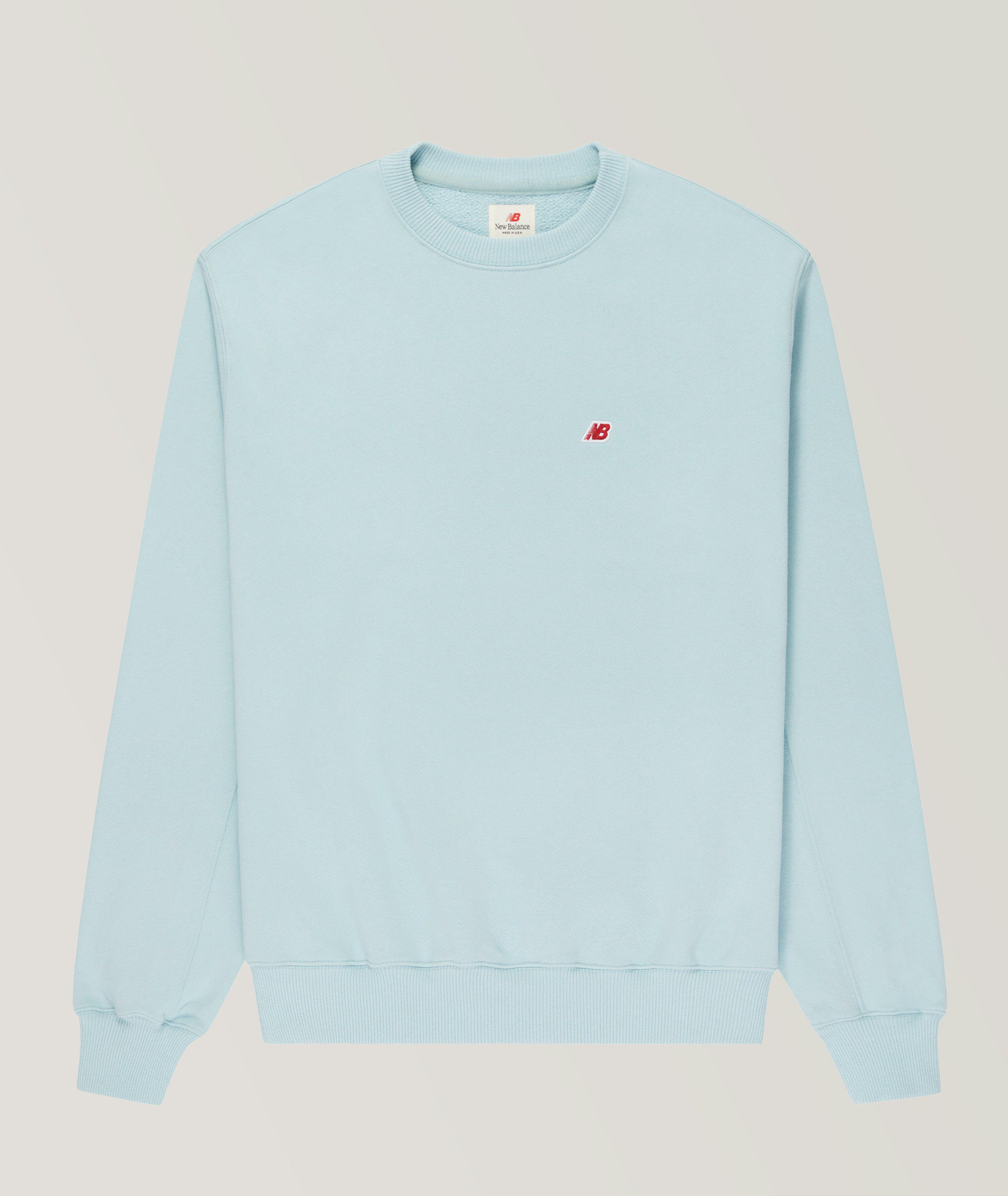 Cotton Fleece Crewneck Sweater