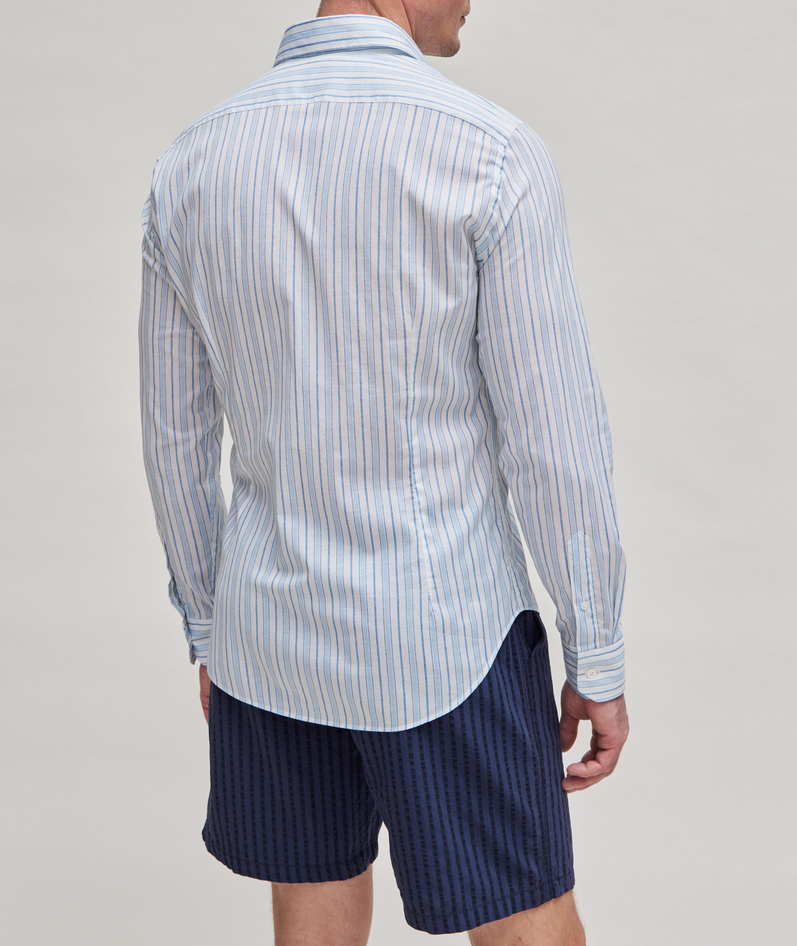 Sean Panamino Stretch-Cotton Sport Shirt  image 2