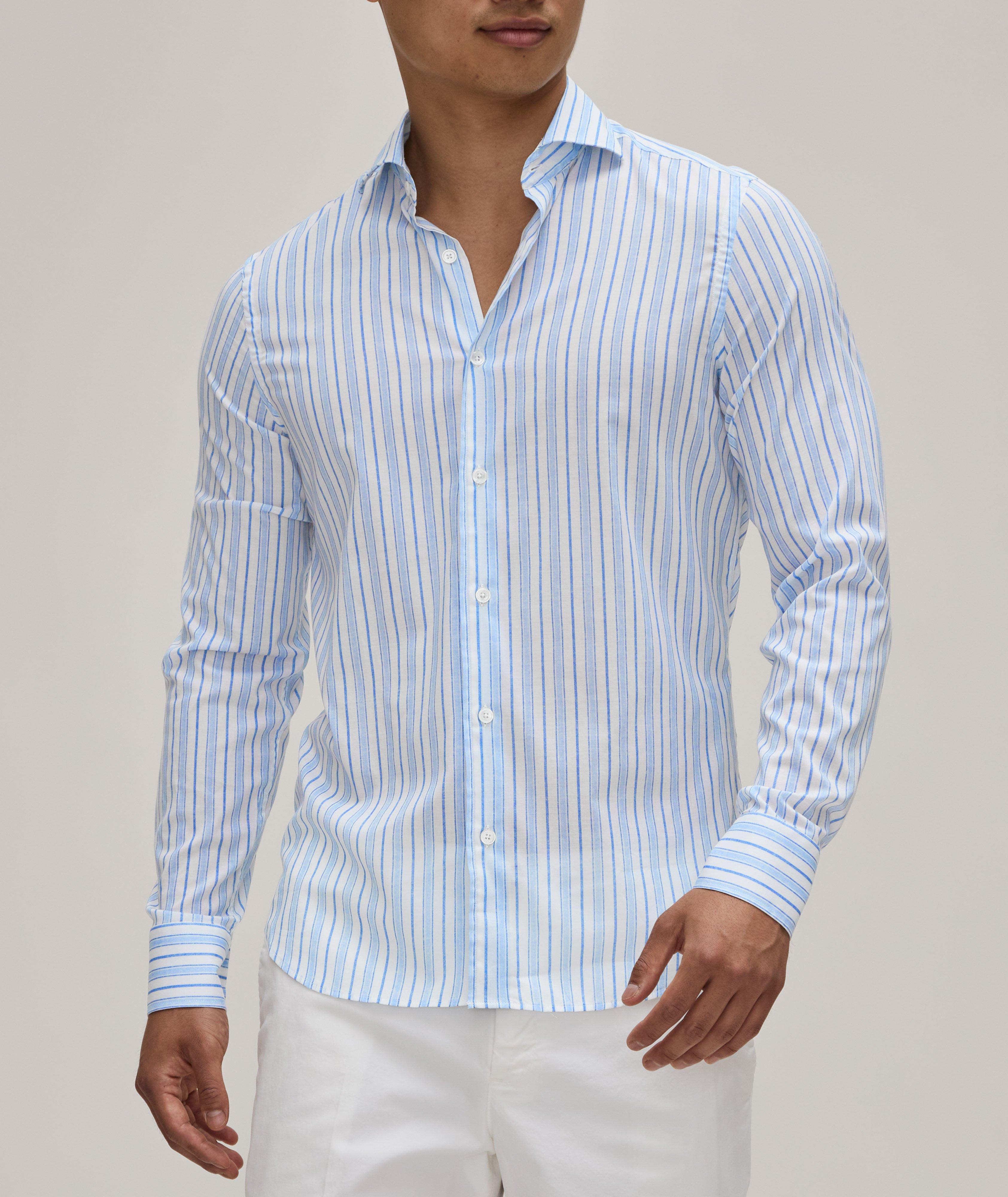 Sean Panamino Stretch-Cotton Sport Shirt  image 4