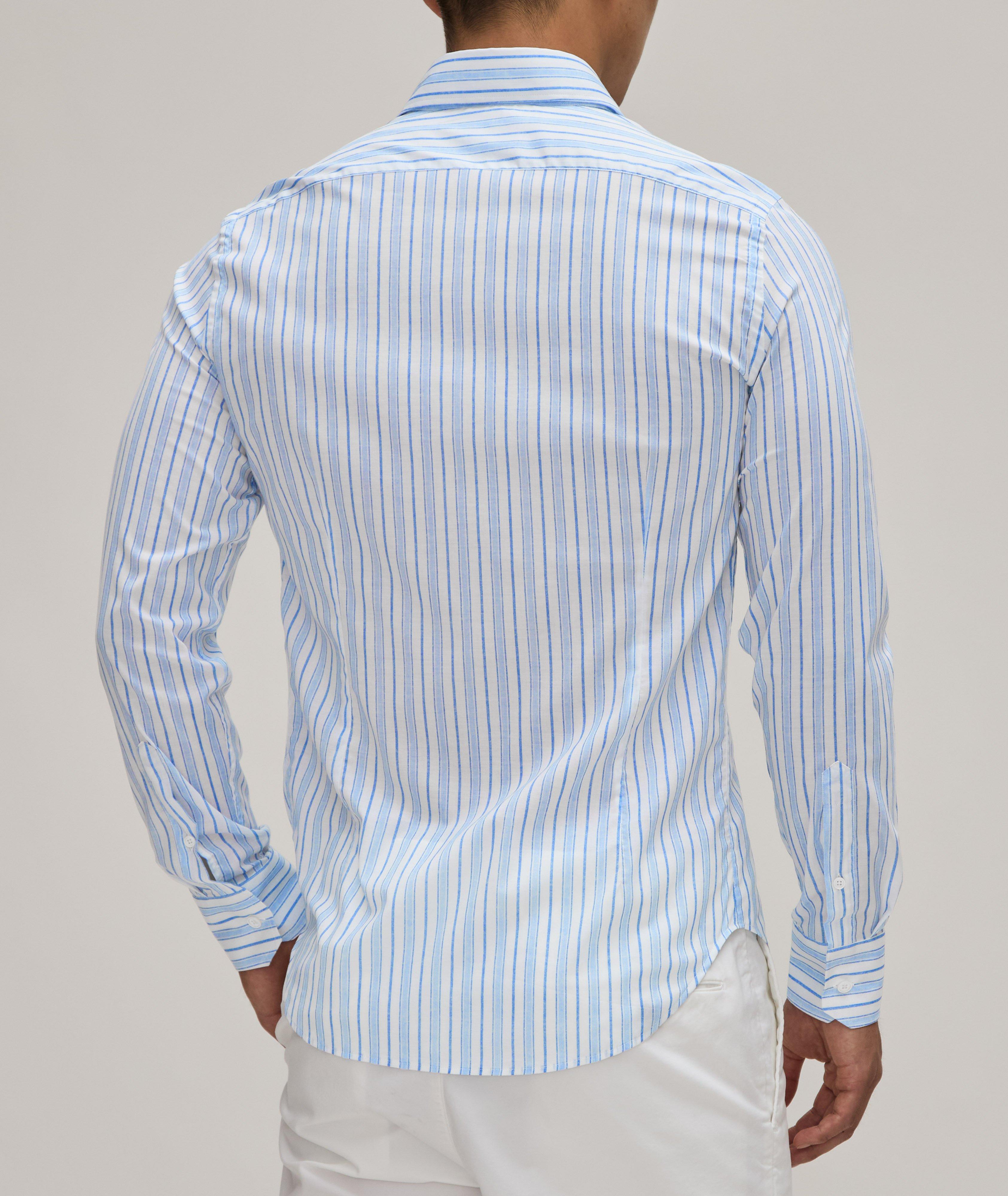 Sean Panamino Stretch-Cotton Sport Shirt  image 5