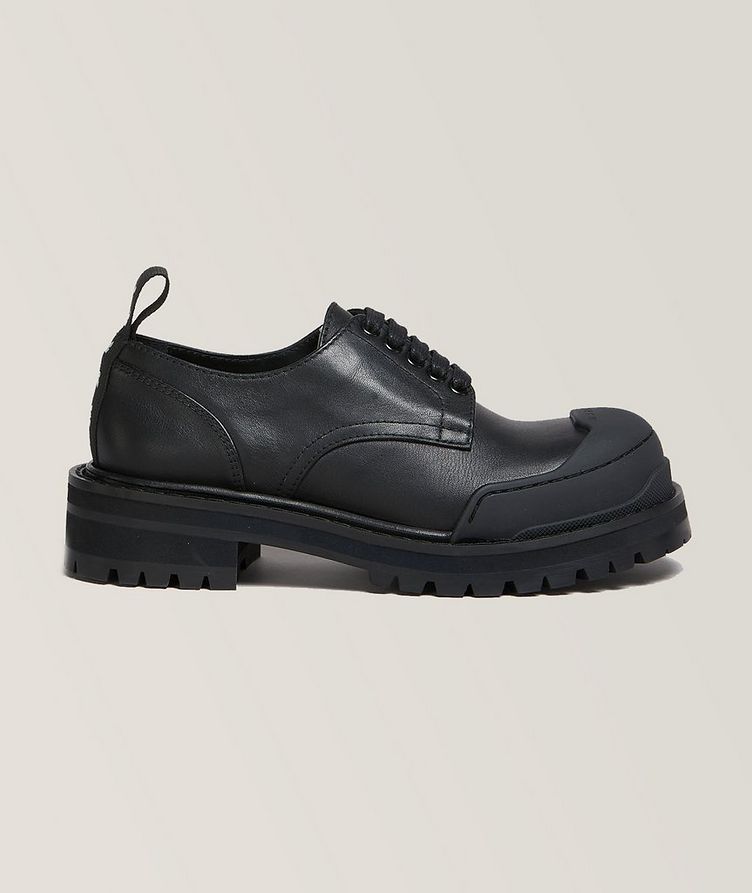 Chunky Toed Calf Leather Lace-up Derbies image 0